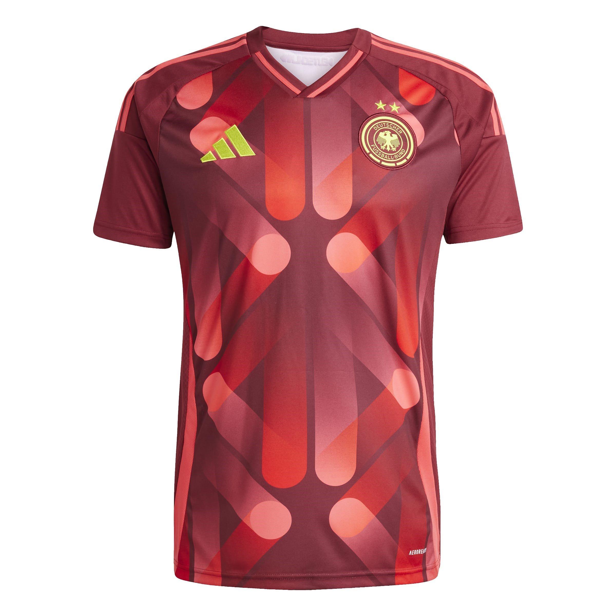 Adidas Men's Germany Away Shirt 2025 Adults - Burgundy - L