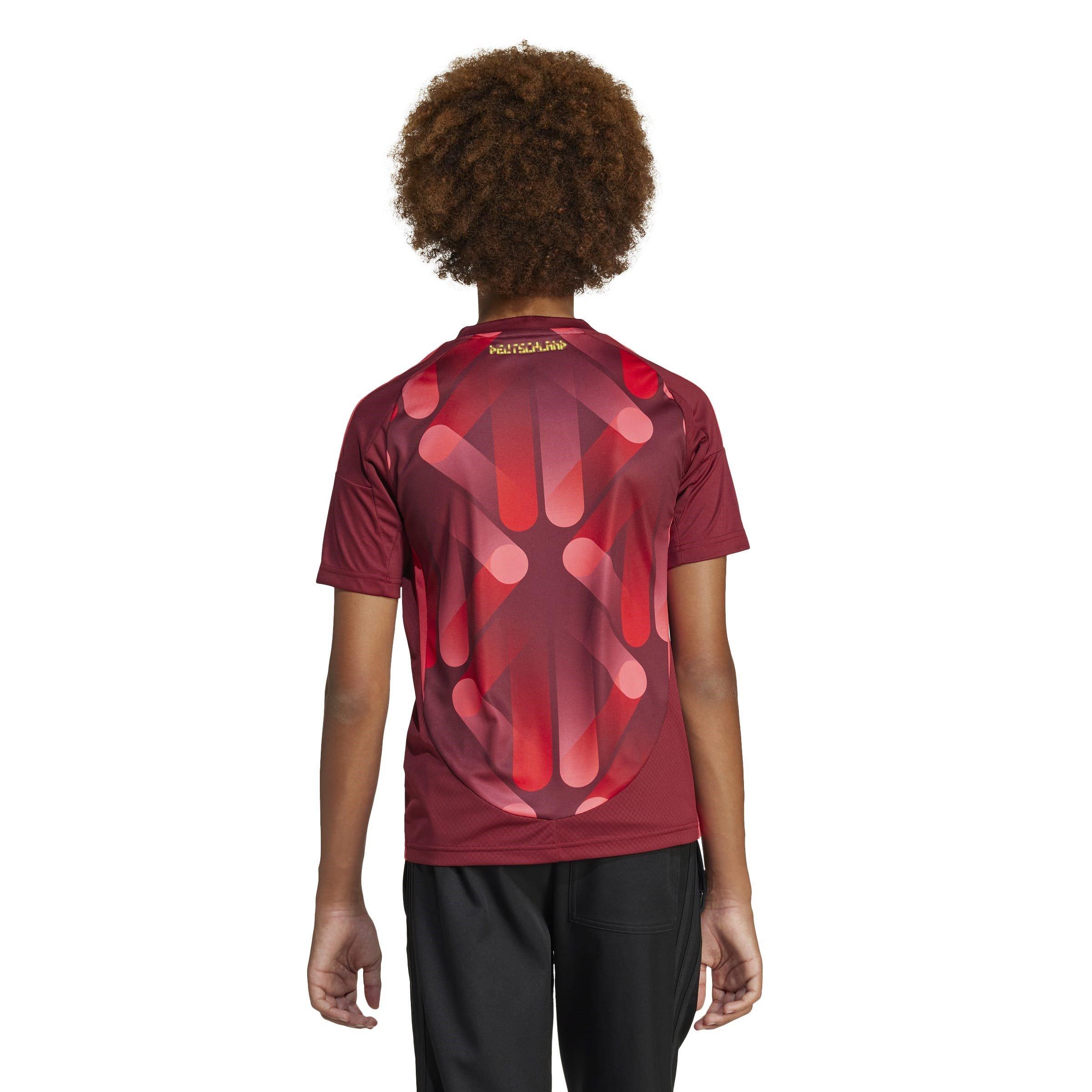 Burgundija - adidas - Germany Away Shirt 2025 Juniors - 3