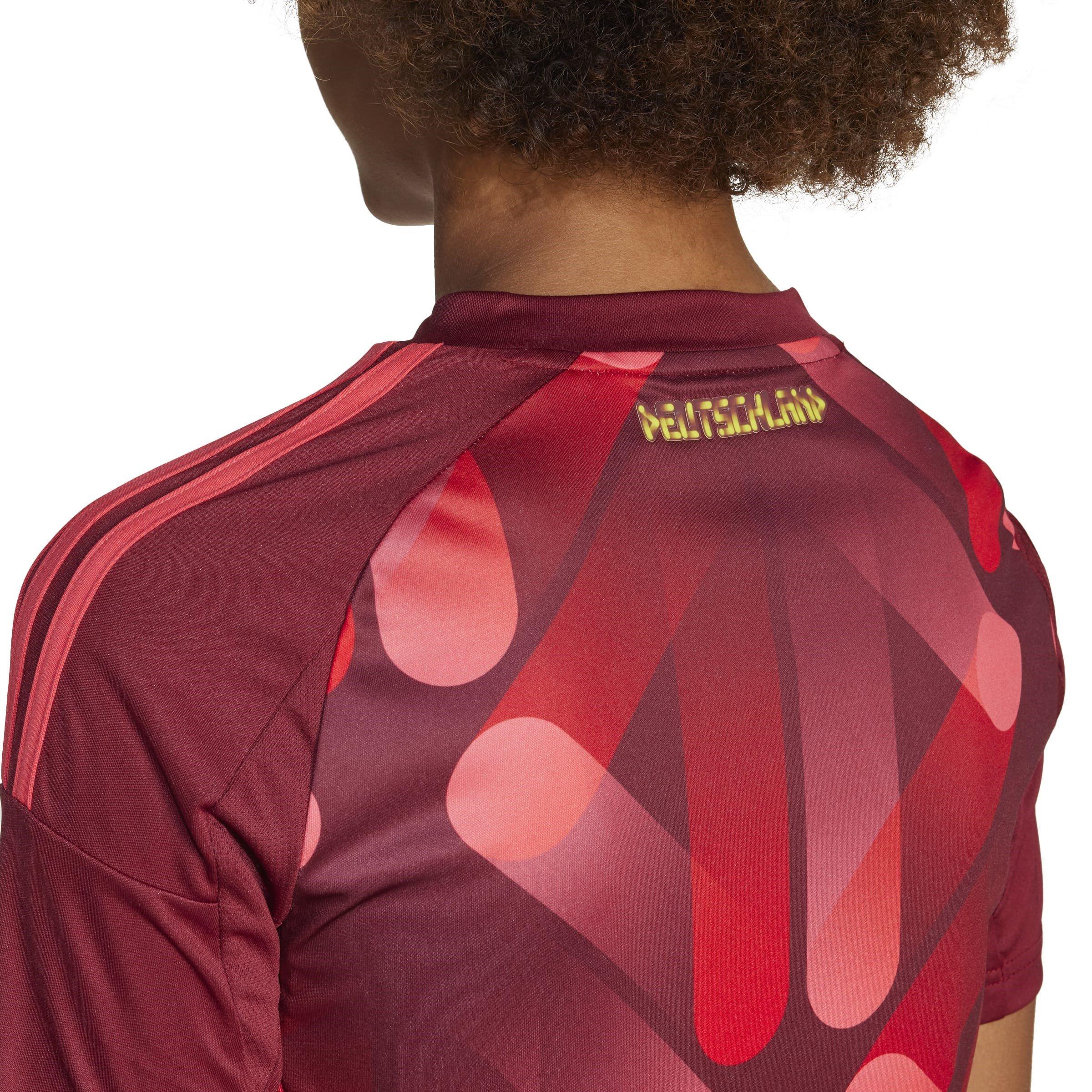 Burgundija - adidas - Germany Away Shirt 2025 Juniors - 6