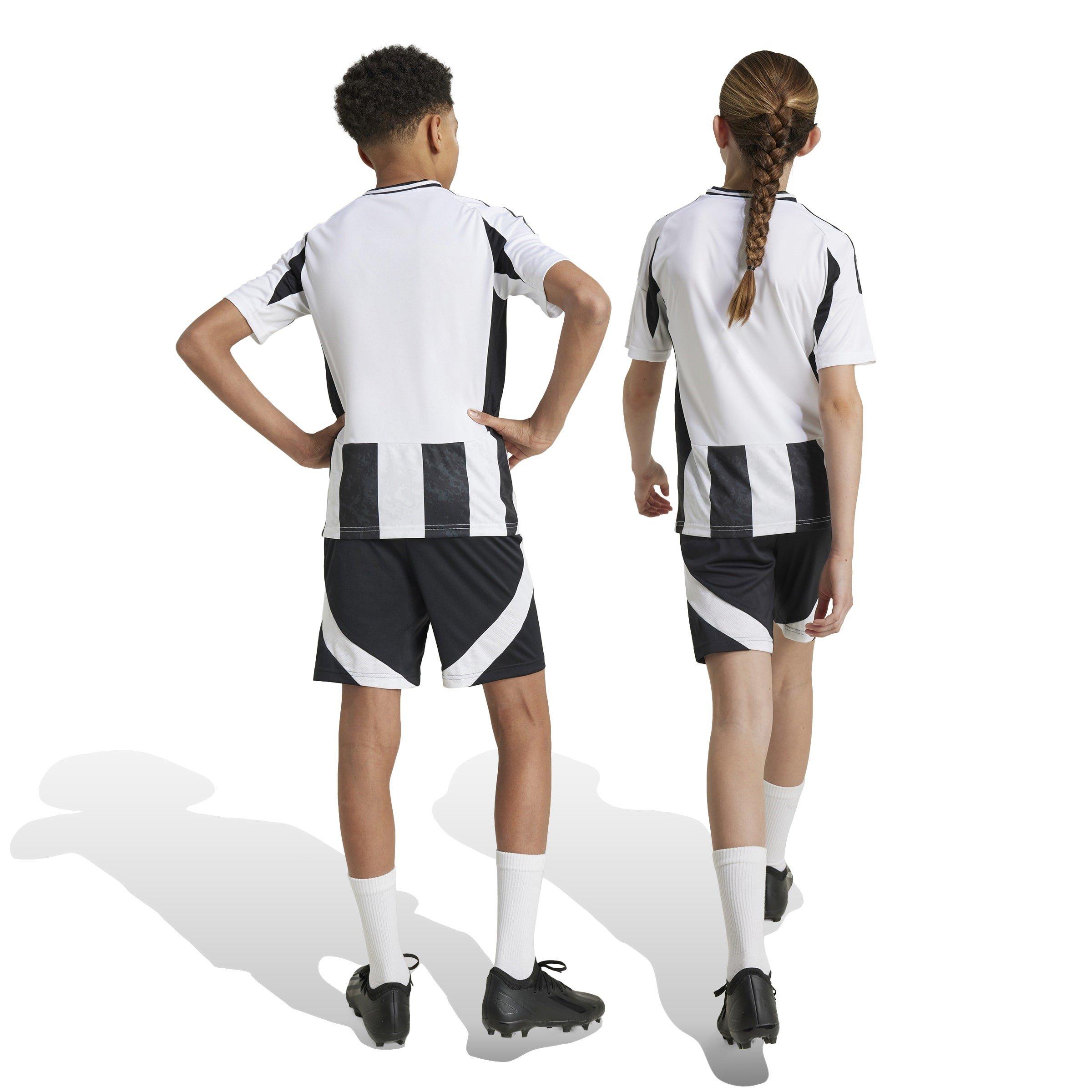 Black/White - adidas - Juventus Home Shorts 2024 2025 Juniors - 4