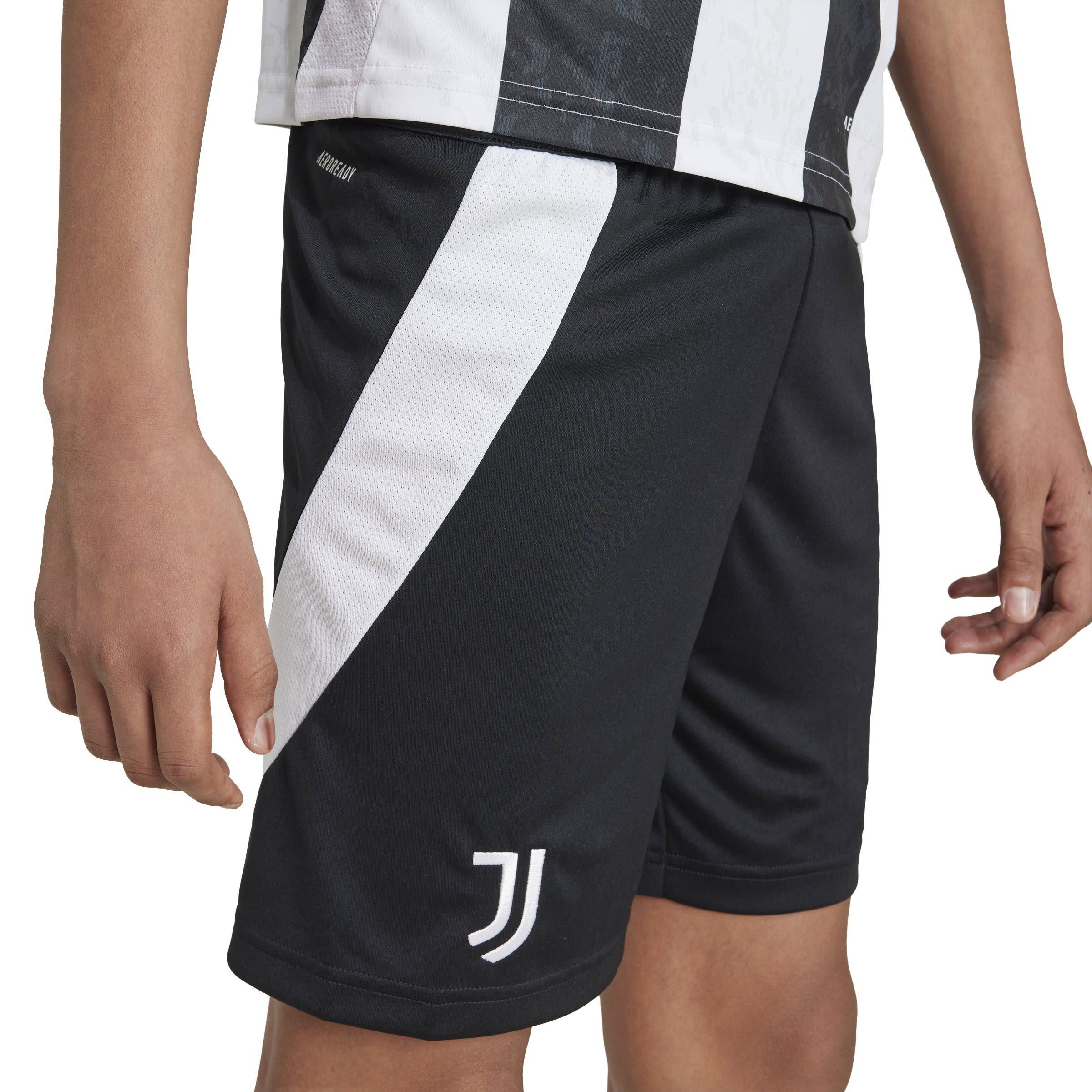 Black/White - adidas - Juventus Home Shorts 2024 2025 Juniors - 5