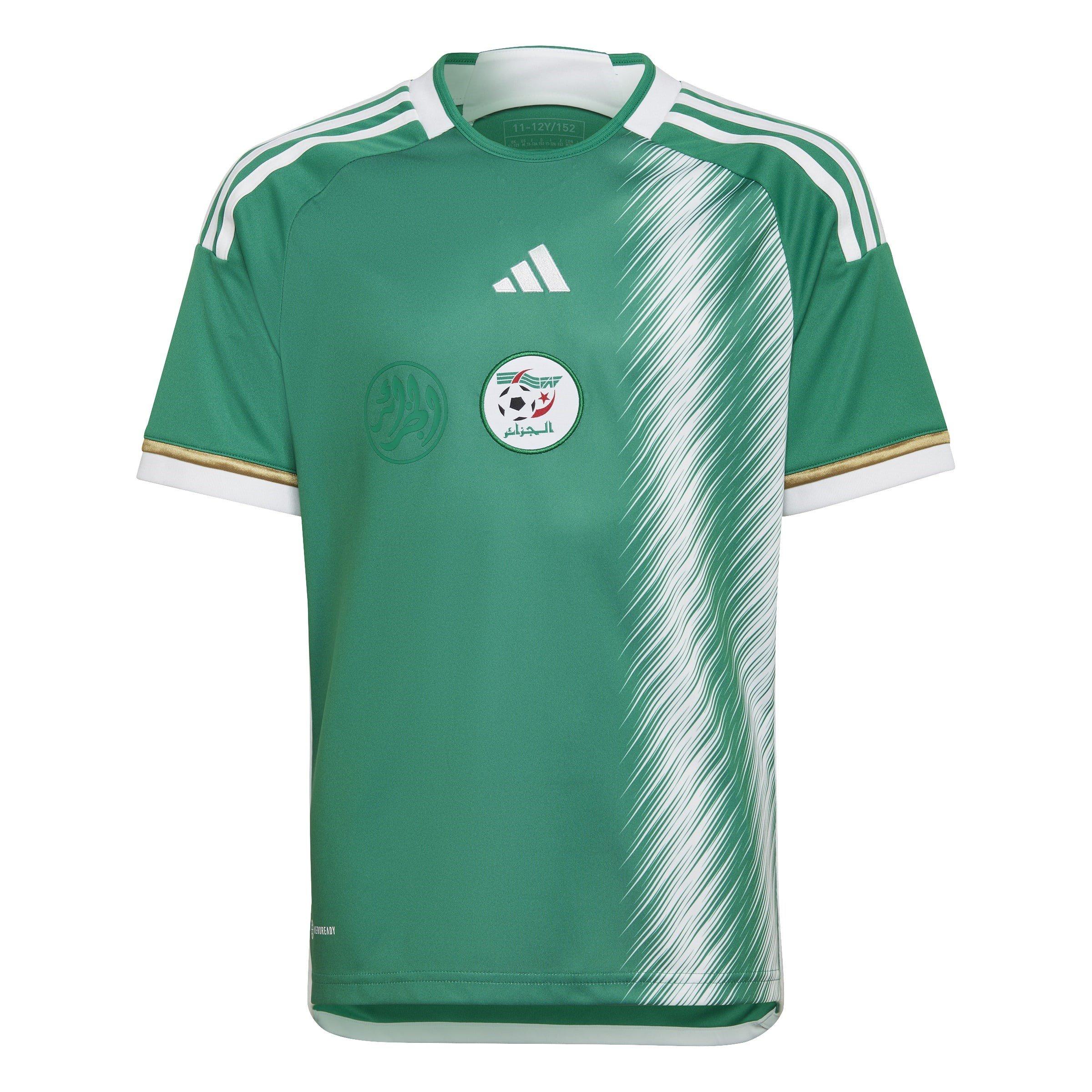 Bold Green - adidas - Algeria Away Shirt 2022 Juniors - 1