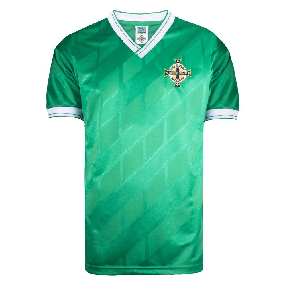Grøn - Score Draw - Northern Ireland '86 Home Shirt Adults - 7