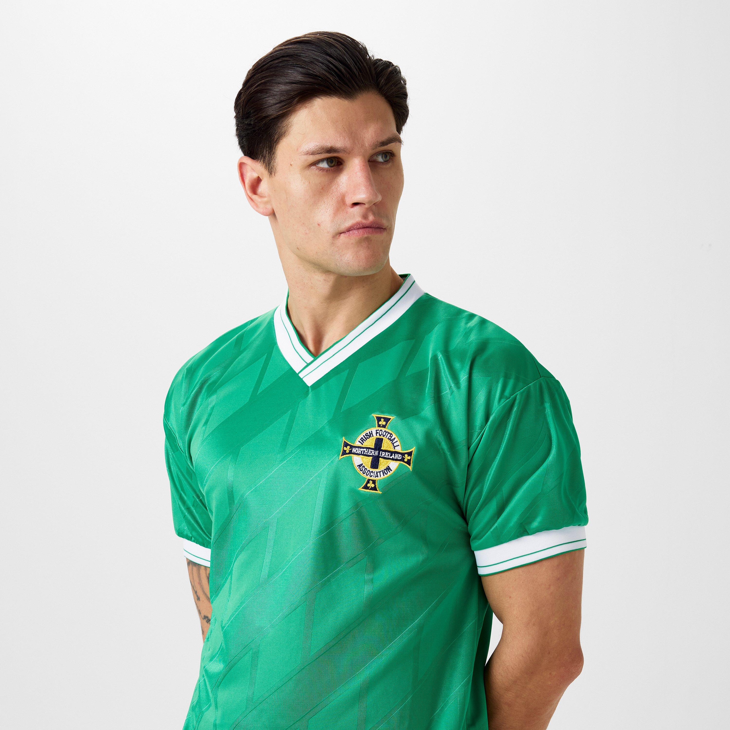 Grøn - Score Draw - Northern Ireland '86 Home Shirt Adults - 5