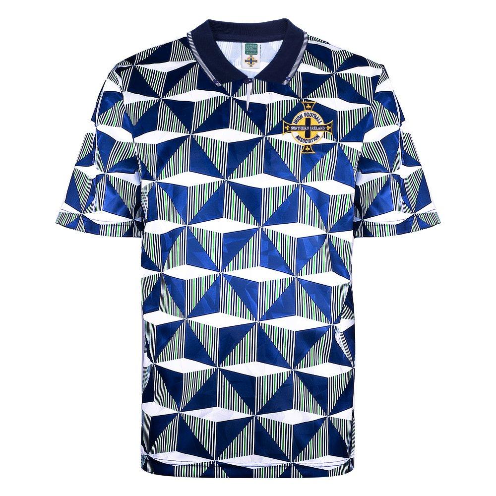 Blue - Score Draw - Northern Ireland '90 Away Shirt Adults - 7