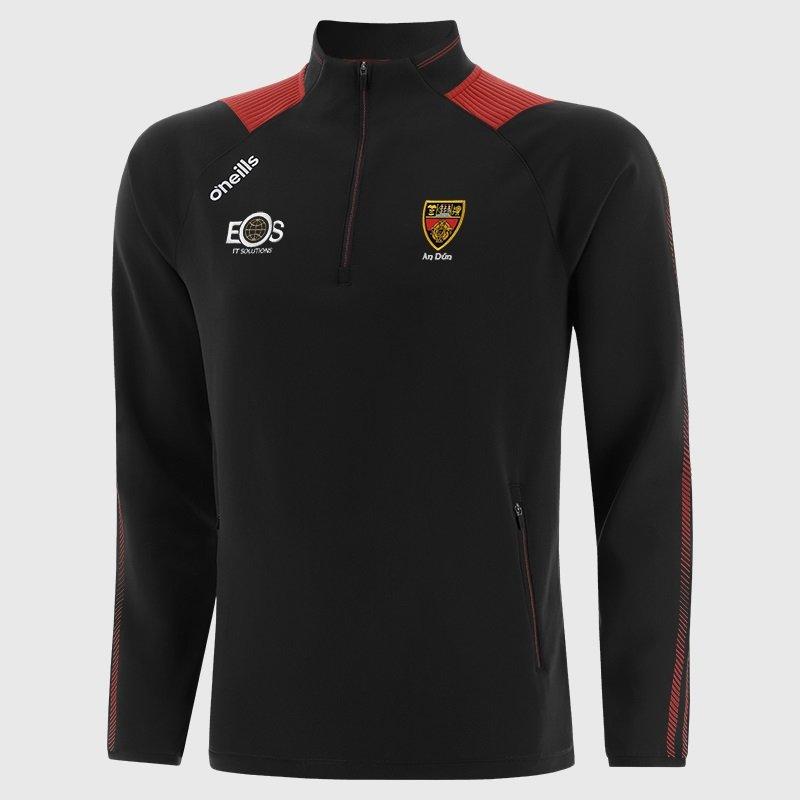 Black/Red - ONeills - Down Dynamo Half Zip Top Senior - 1