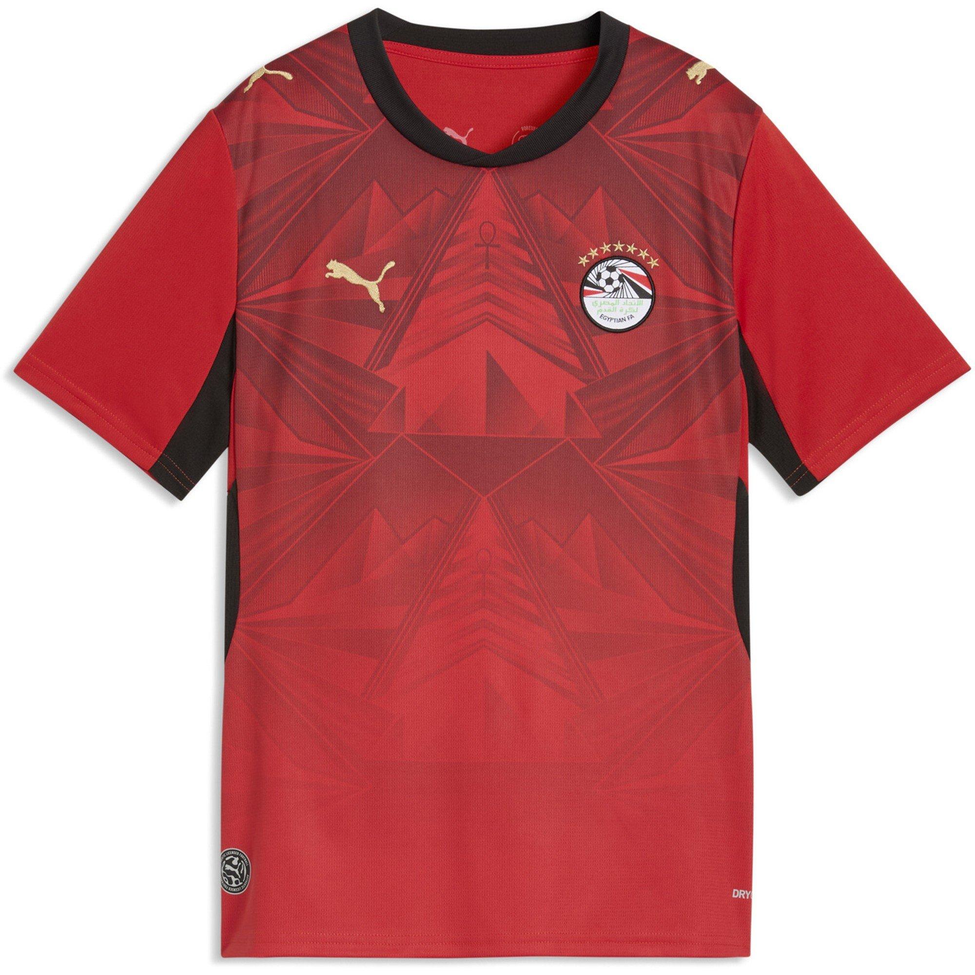 Red/White - Puma - Kids Egypt Home Shirt World Cup 2026 - 1