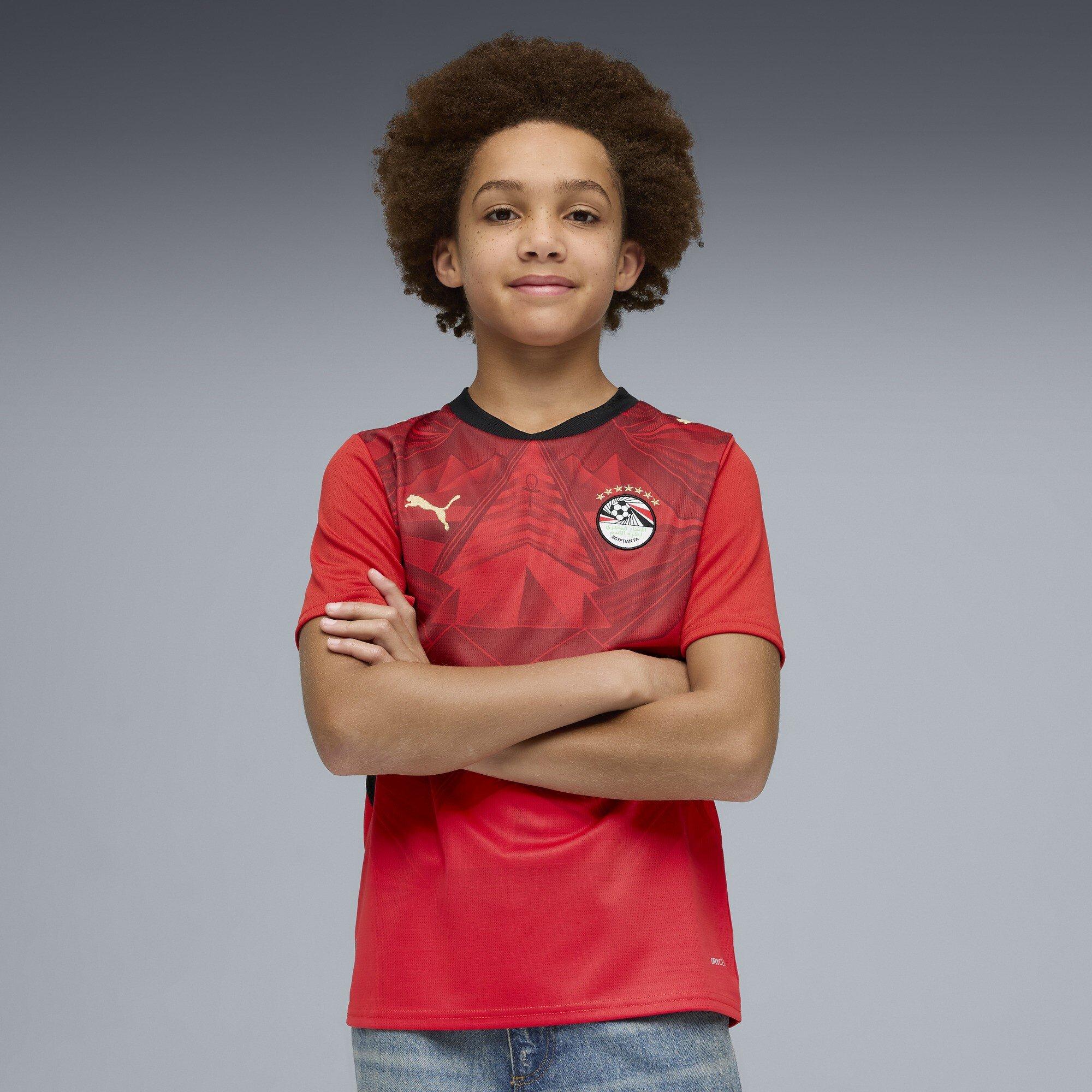 Rood/Wit - Puma - Kids' Egypt 2026 Football Shirt - 3