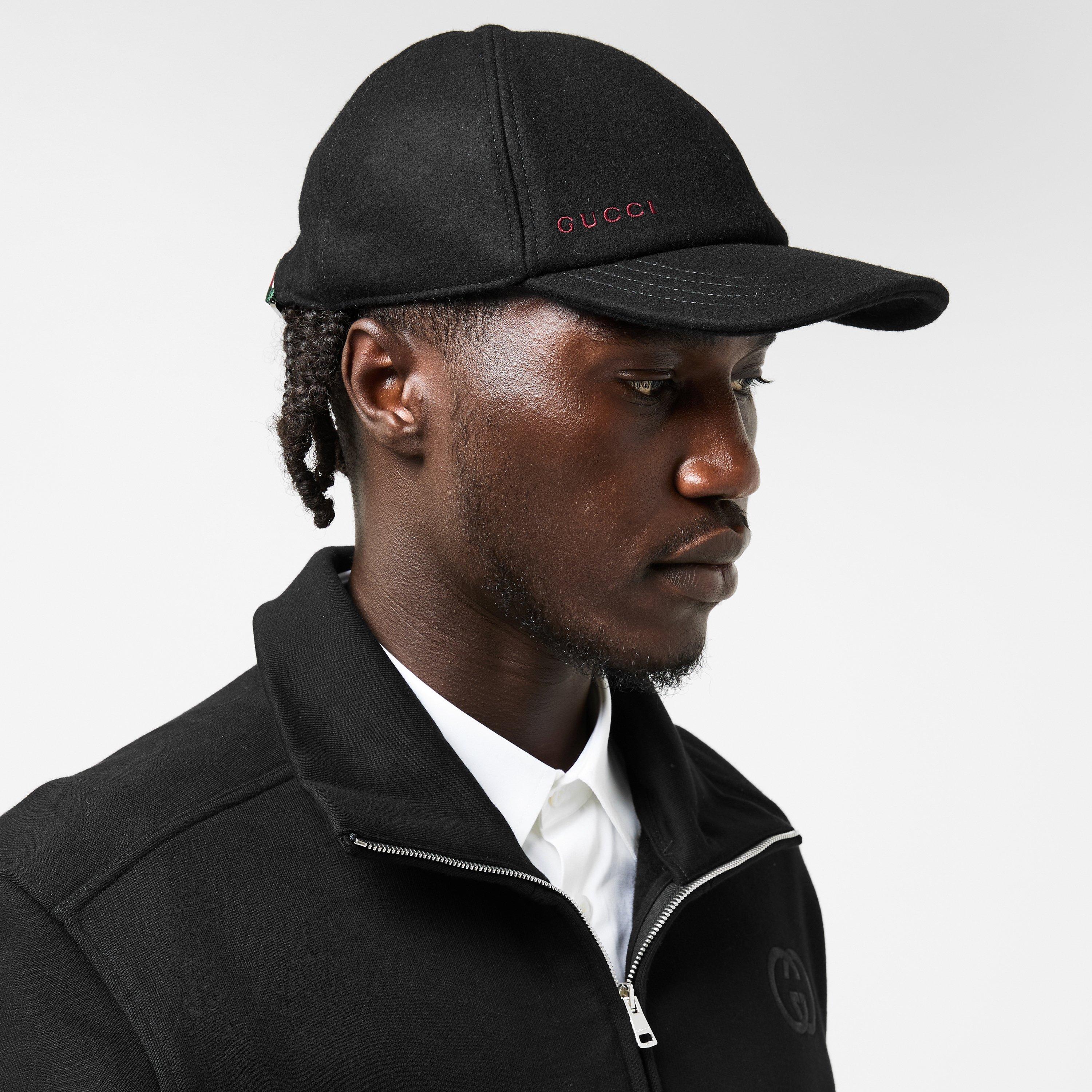 Black - Gucci - Men's Logo Baseball Cap - 3