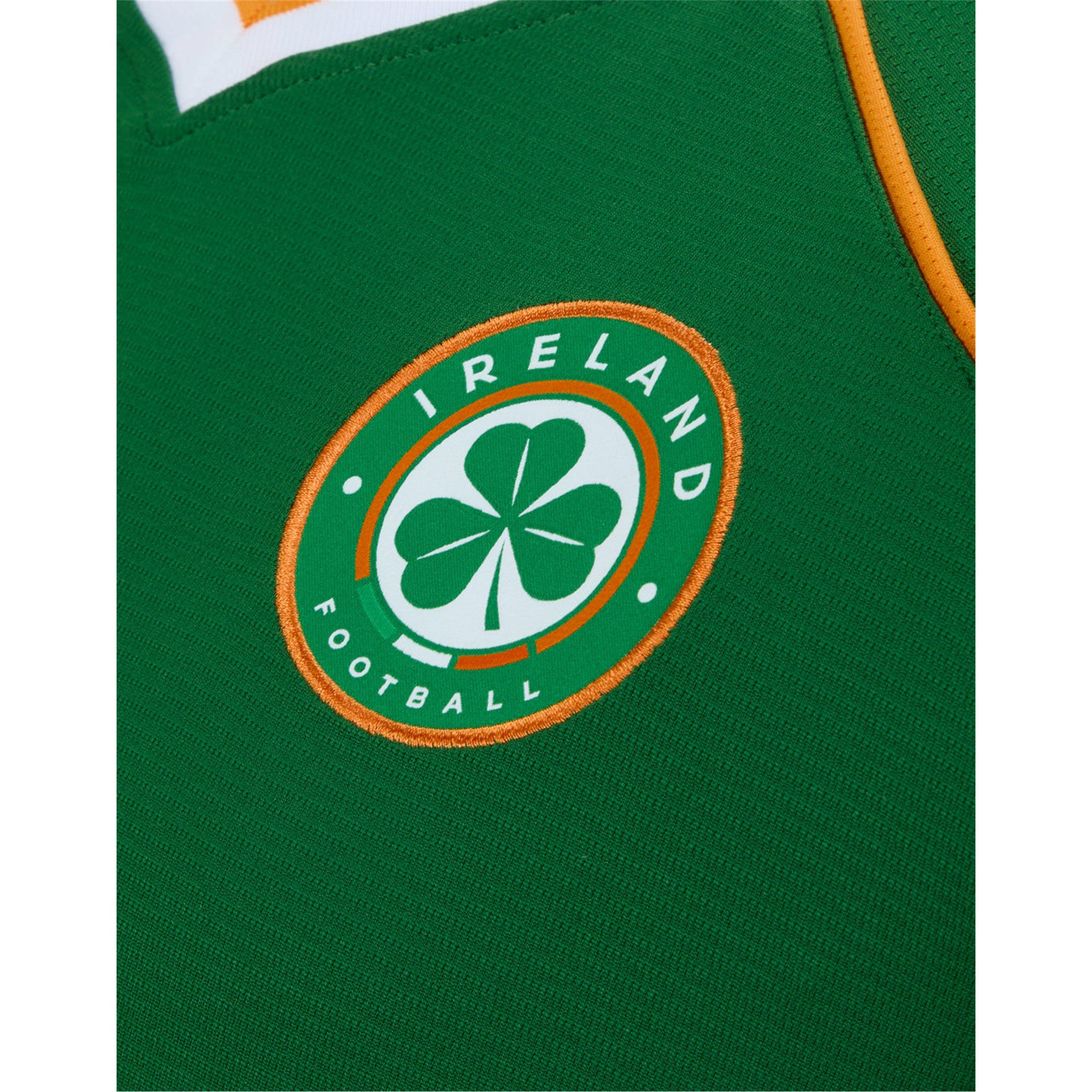 Grøn/Hvid - Castore - Castore Ireland Home Jersey Junior - 4