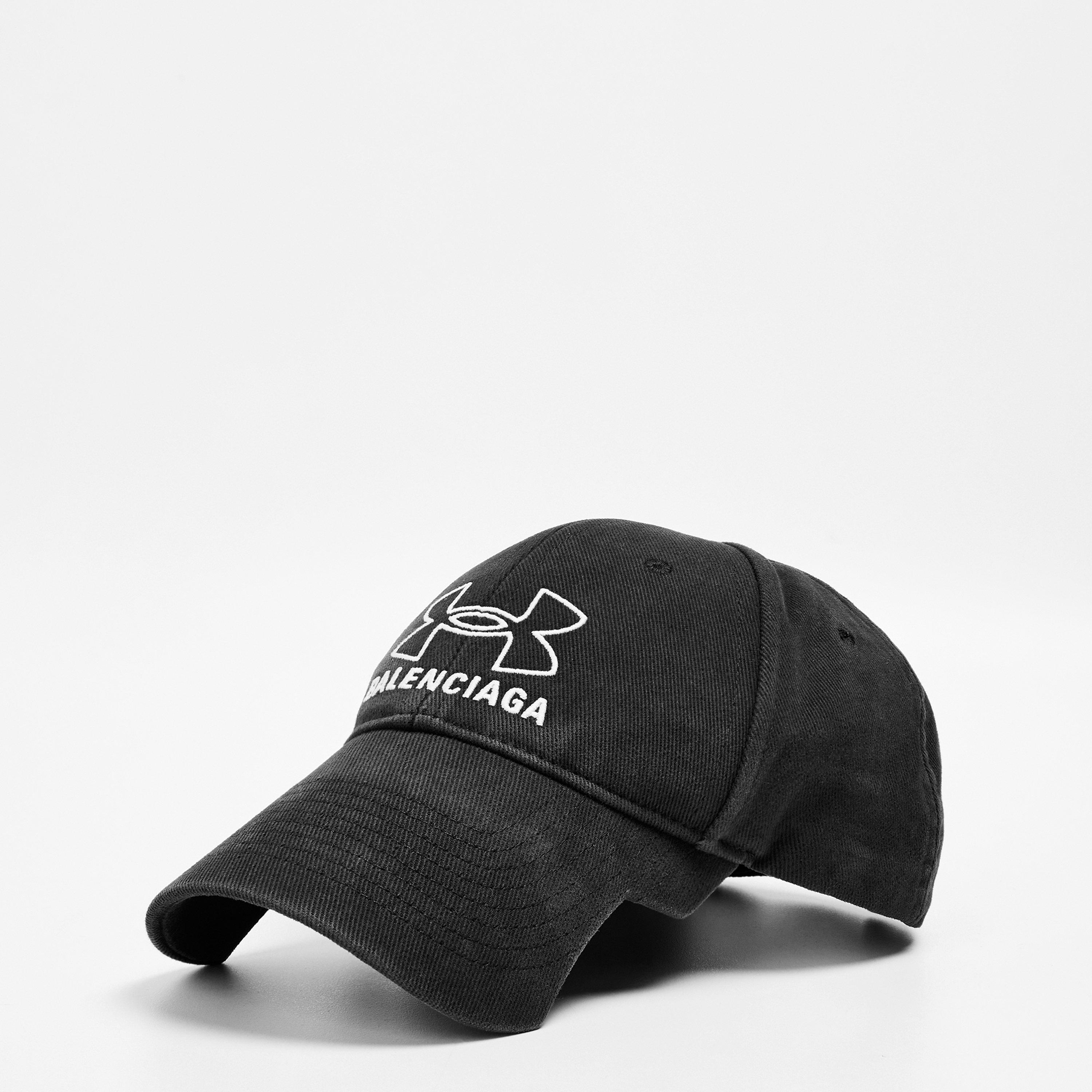 Washed Black - Balenciaga - Men's Under Armour Baseball Cap - 1