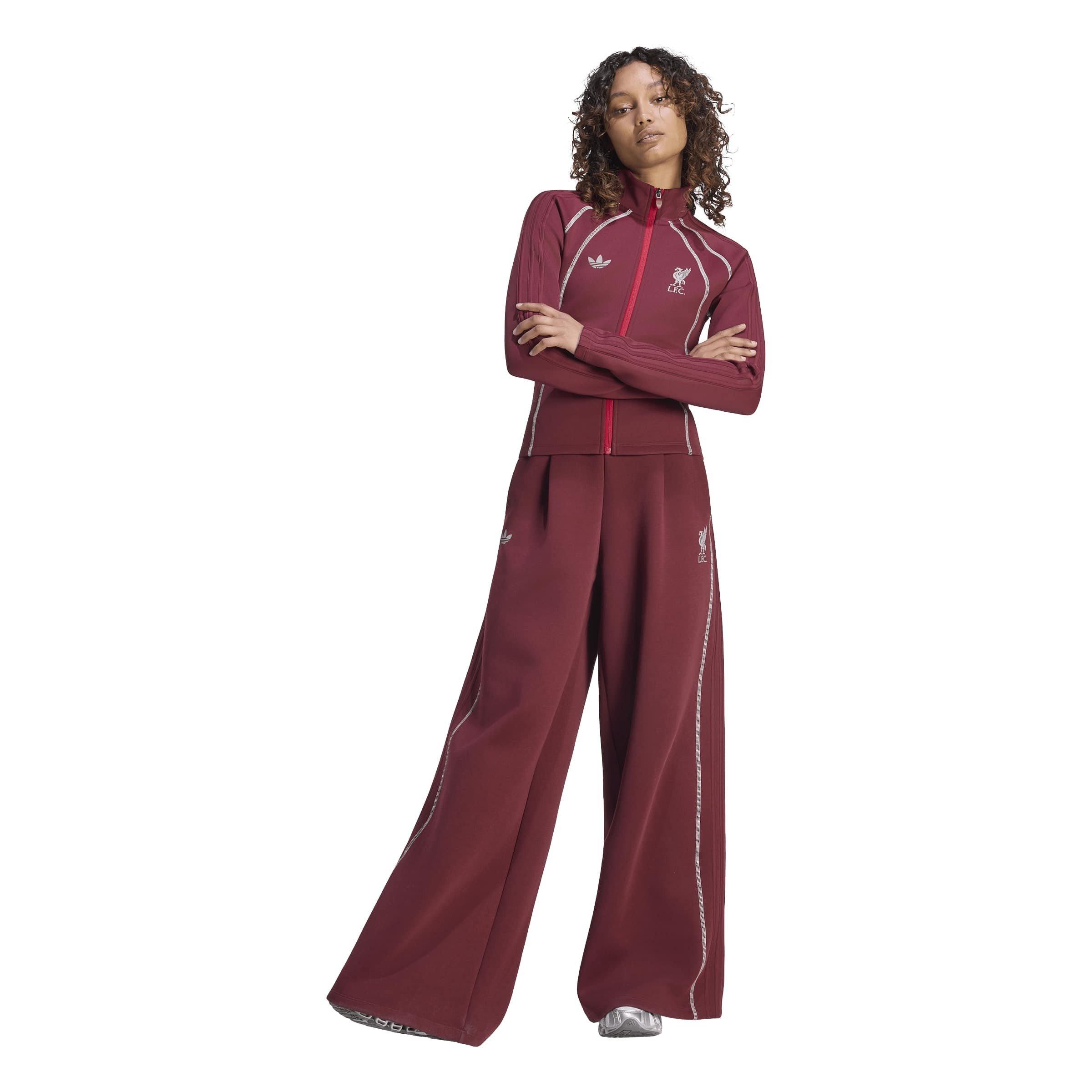 Red/White - adidas - Women's Originals Liverpool Long-Sleeve Tracksuit Top - 6