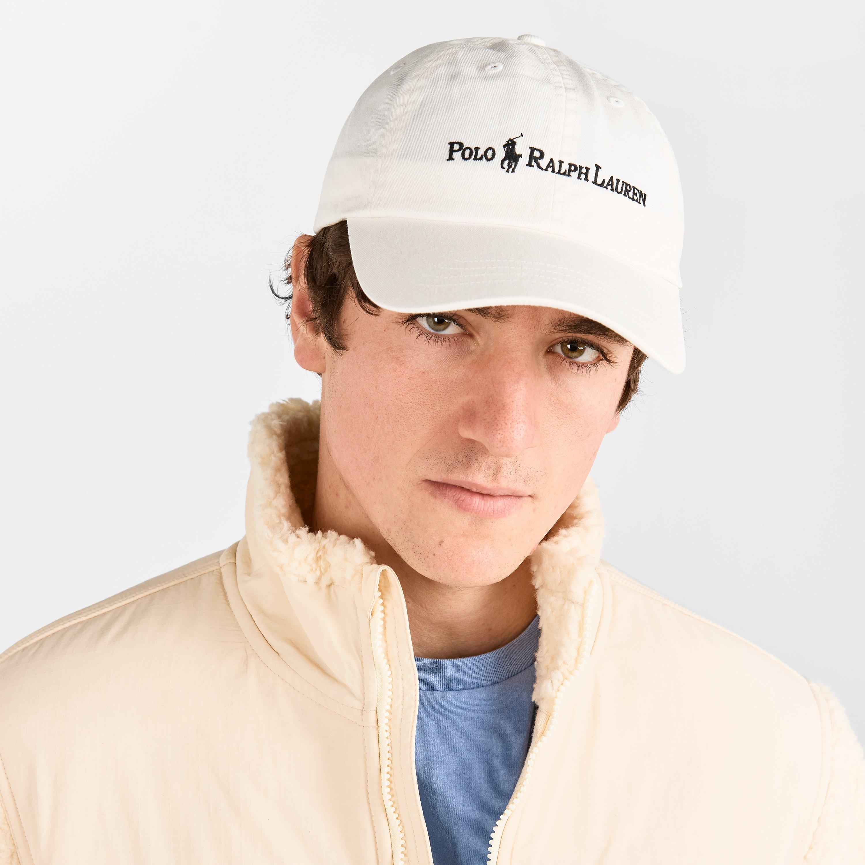 Deckwash White - Polo Ralph Lauren - Text Classic Sport Cap - 3