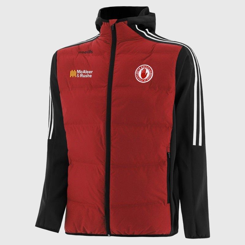 Oneills Boys Tyrone Hydra Padded Hooded Jacket Junior - Red/Blk/Whi - 13 Years