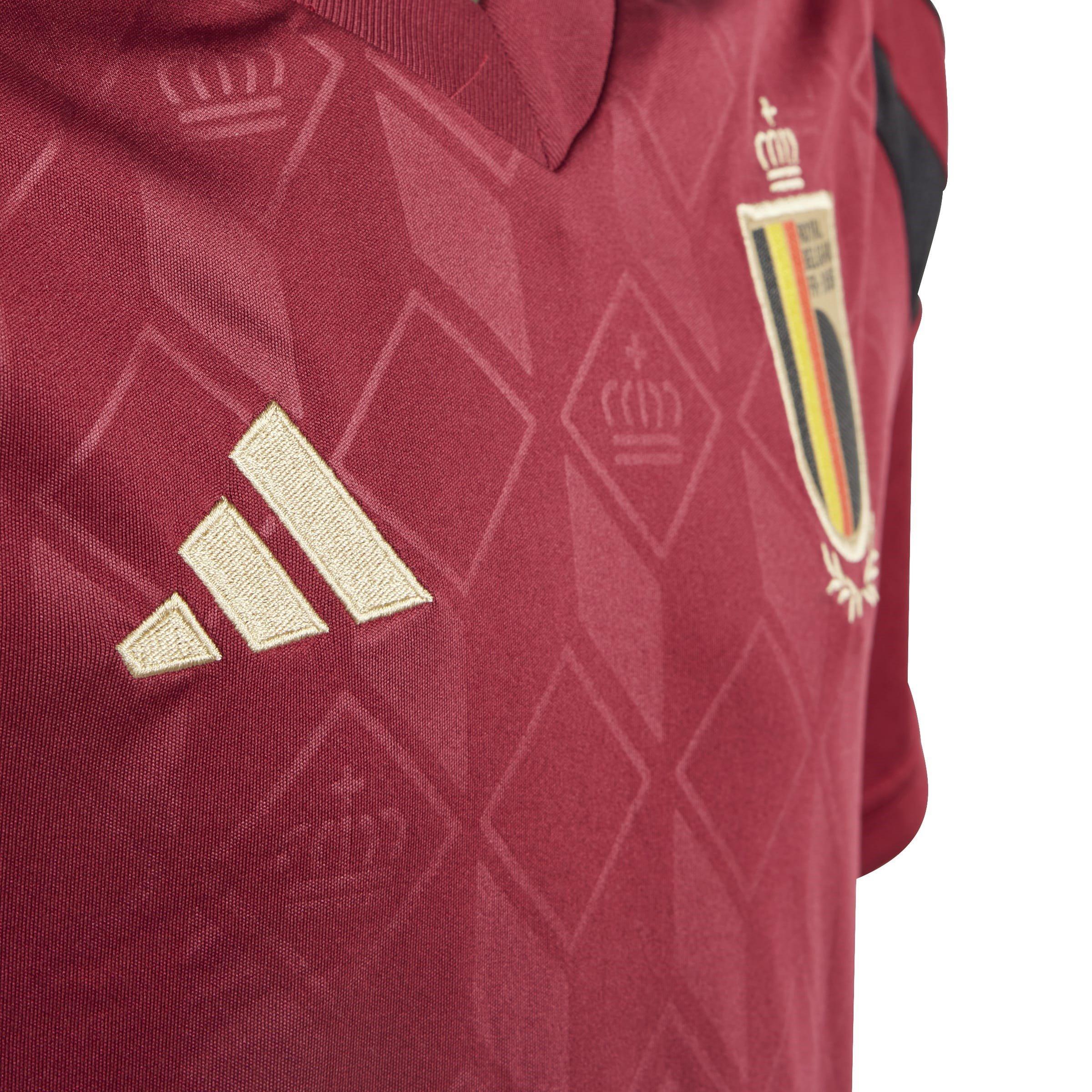 Red - adidas - Belgium Home Shirt 2024 Juniors - 5
