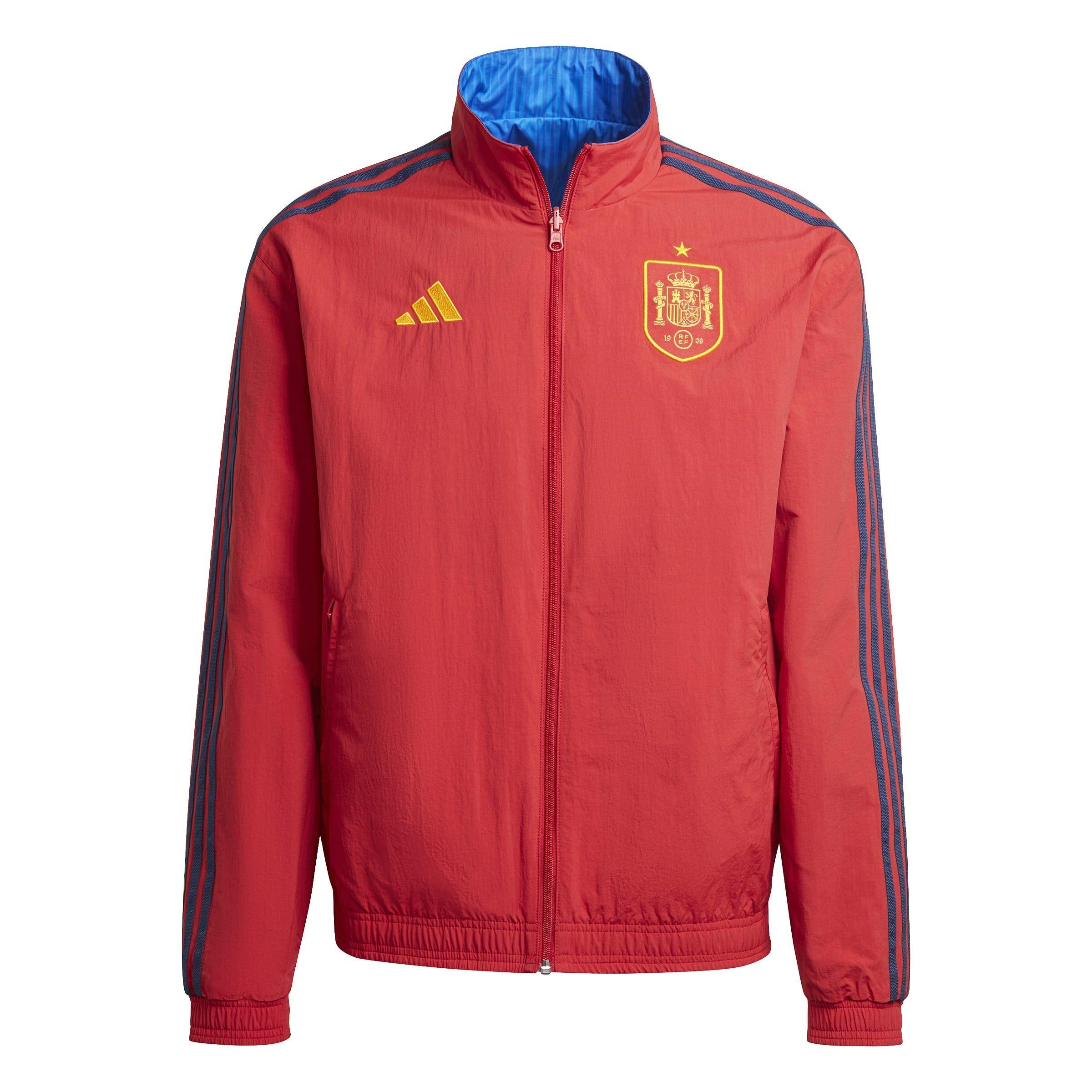 adidas Spain World Cup Anthem Jacket Mens Maglie da tuta con licenza internazionale Sports Direct