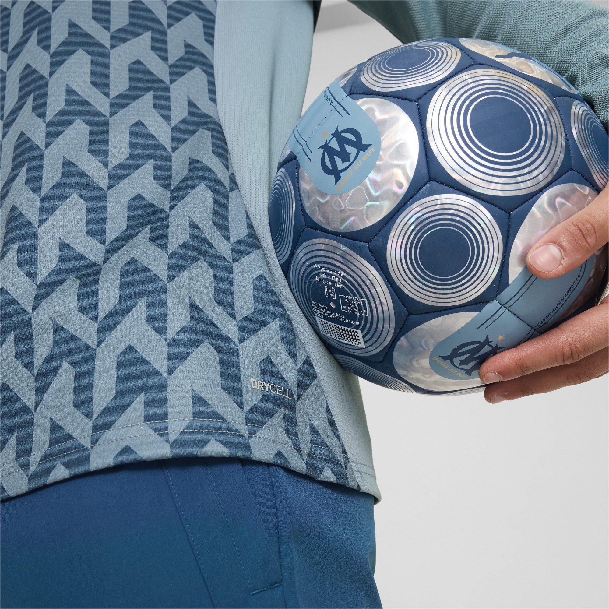 Blue - Puma - Olympique De Marseille Drill Top 2024 2025 Adults - 3