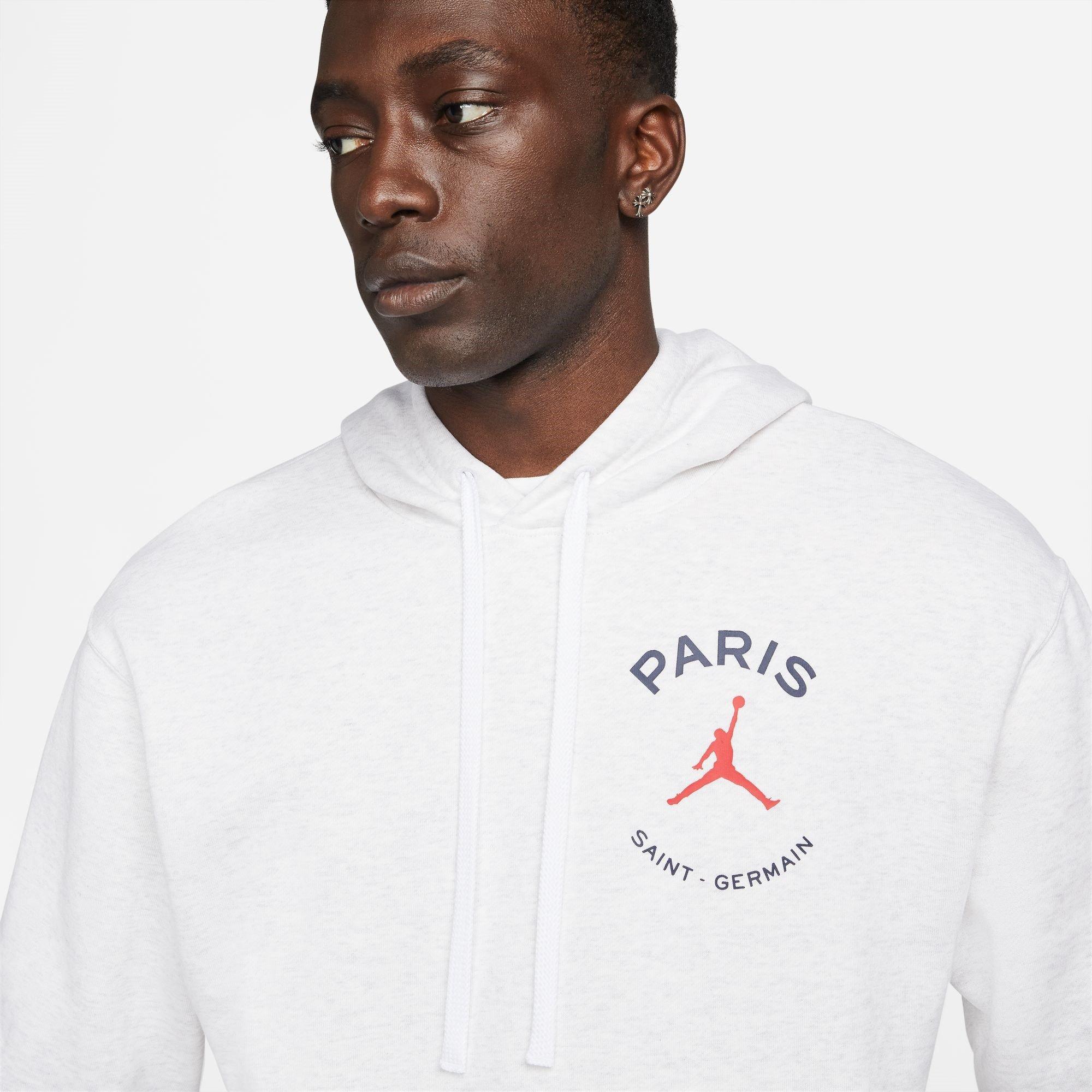 Pink Men Paris Hoodie Jordan Nike Paris Saint Germain X Jordan Hoodie  Licensed Hoodies