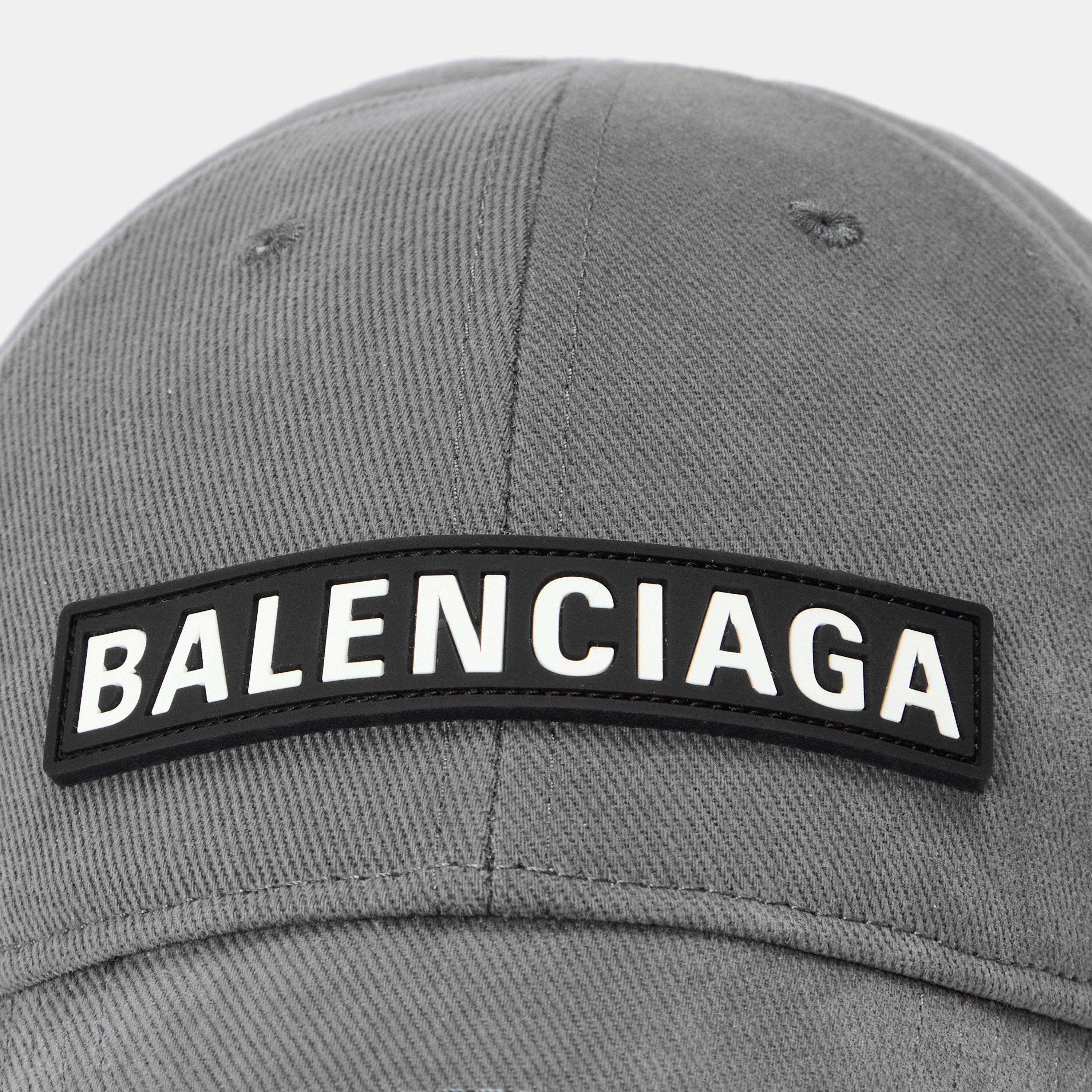 Grey - Balenciaga - Men's Patch Baseball Caps - 4