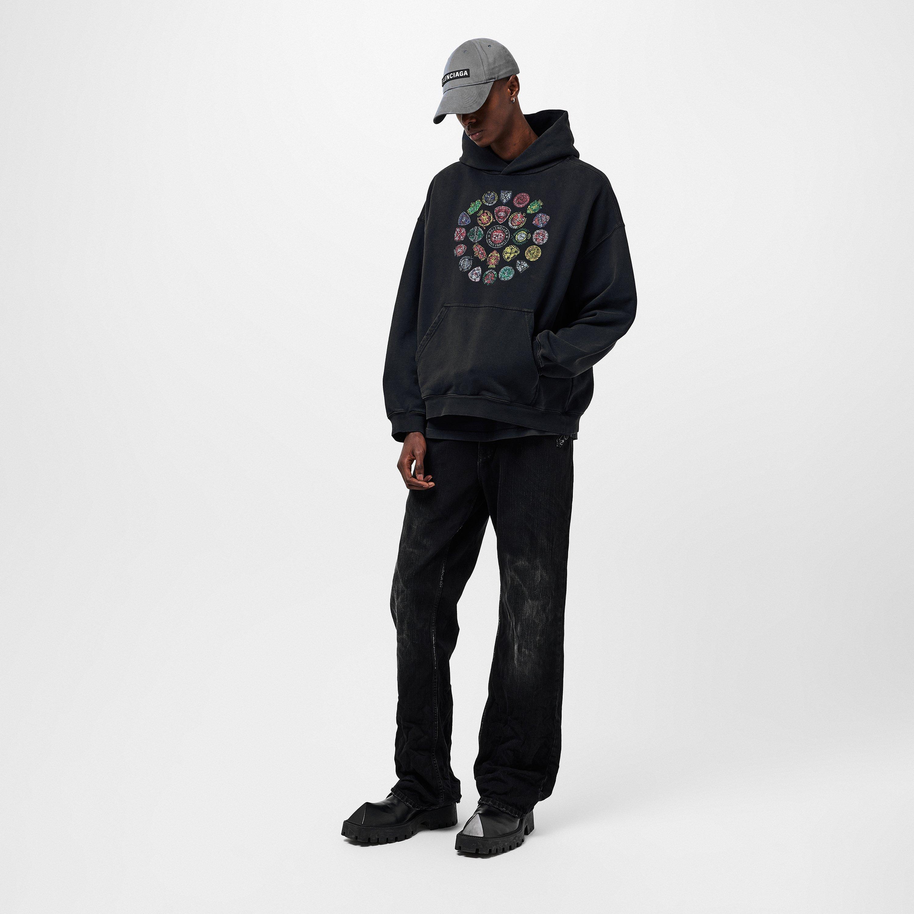 Grey - Balenciaga - Men's Patch Baseball Caps - 5