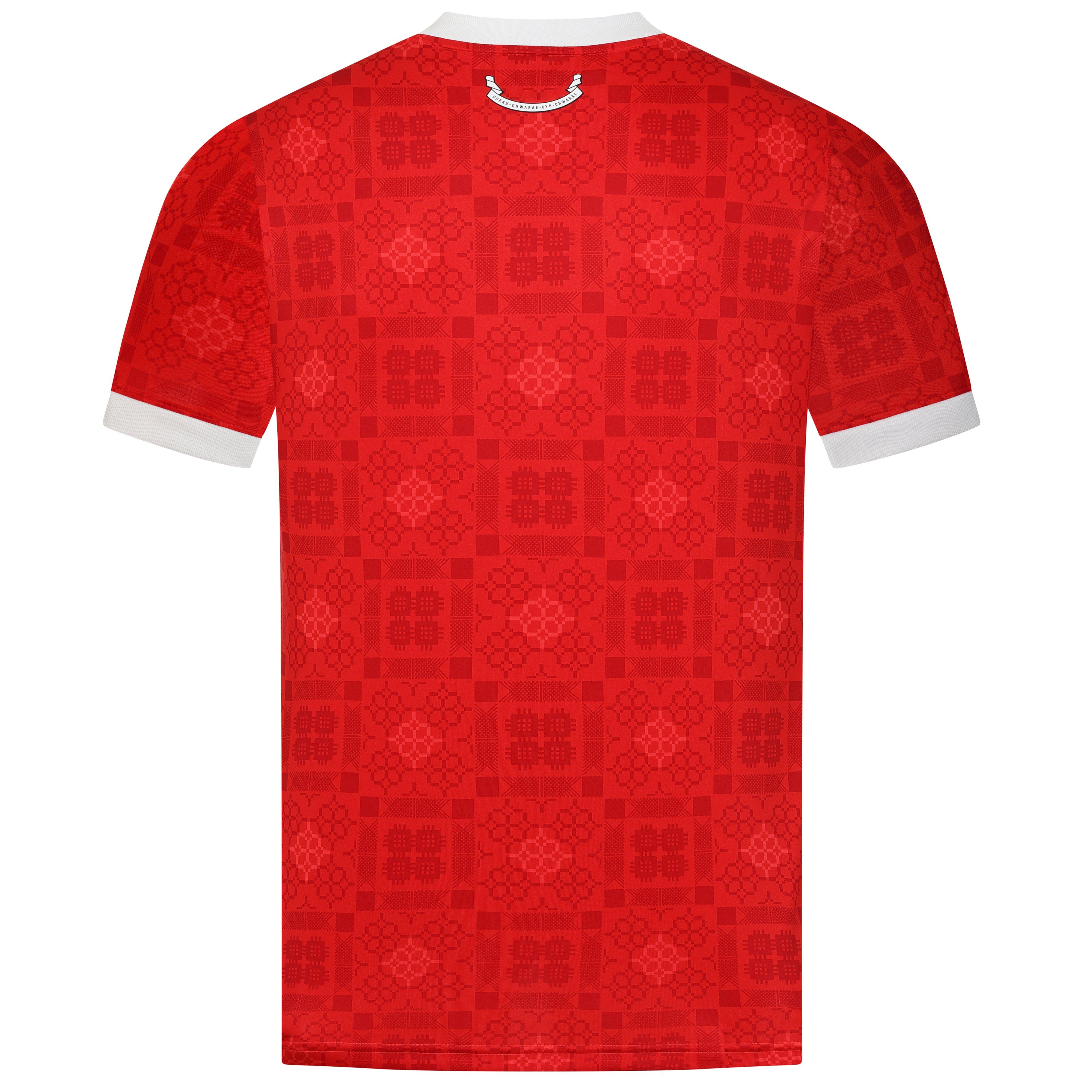Rood/Wit - Sudu - Wales Football 26/27 Home Shirt Adults - 2
