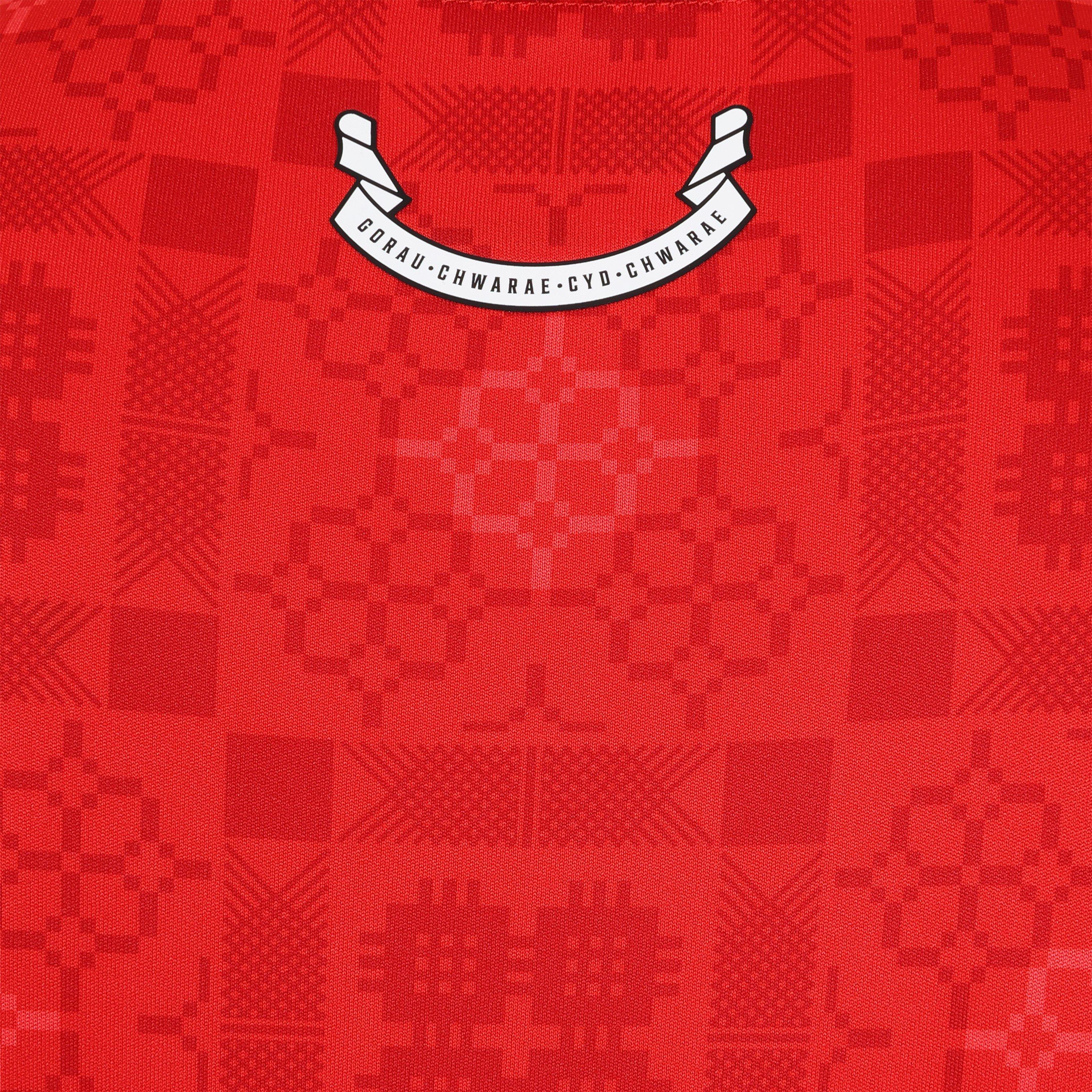 Rood/Wit - Sudu - Wales Football 26/27 Home Shirt Adults - 7