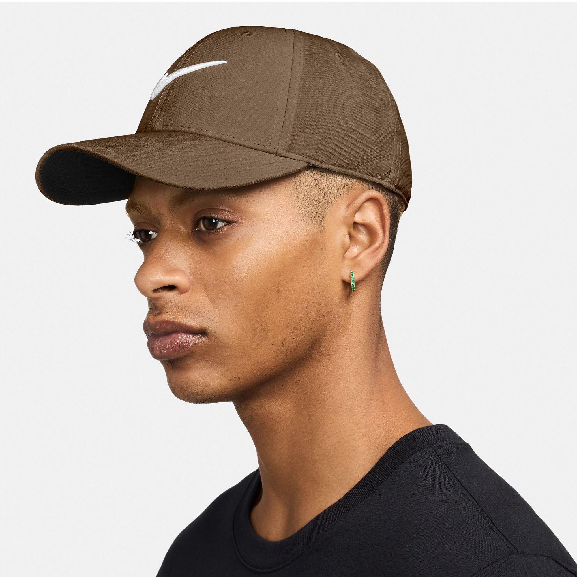Mwood Brown/Wht - Nike - Nike Df Club CB Cap Ld10 - 3