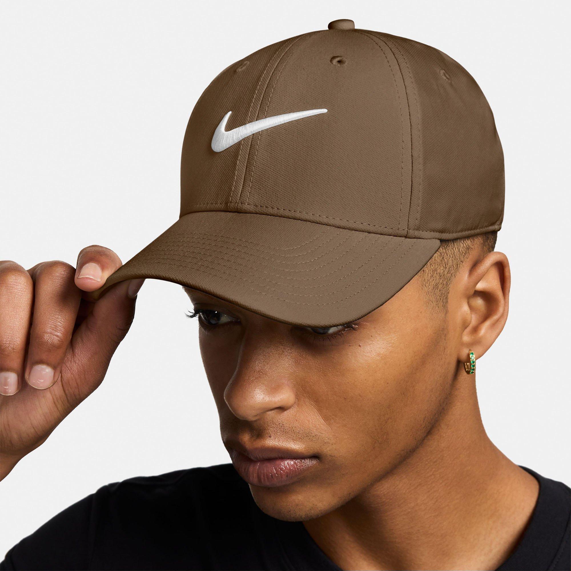 Mwood Brown/Wht - Nike - Nike Df Club CB Cap Ld10 - 4