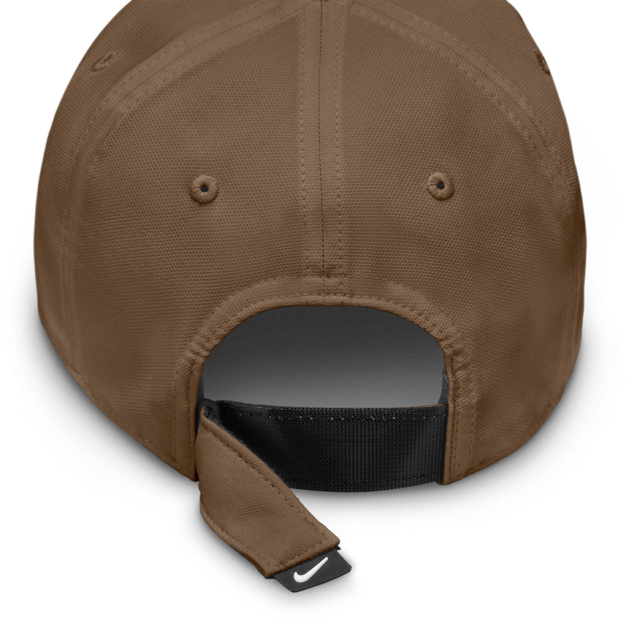 Mwood Brown/Wht - Nike - Nike Df Club CB Cap Ld10 - 6