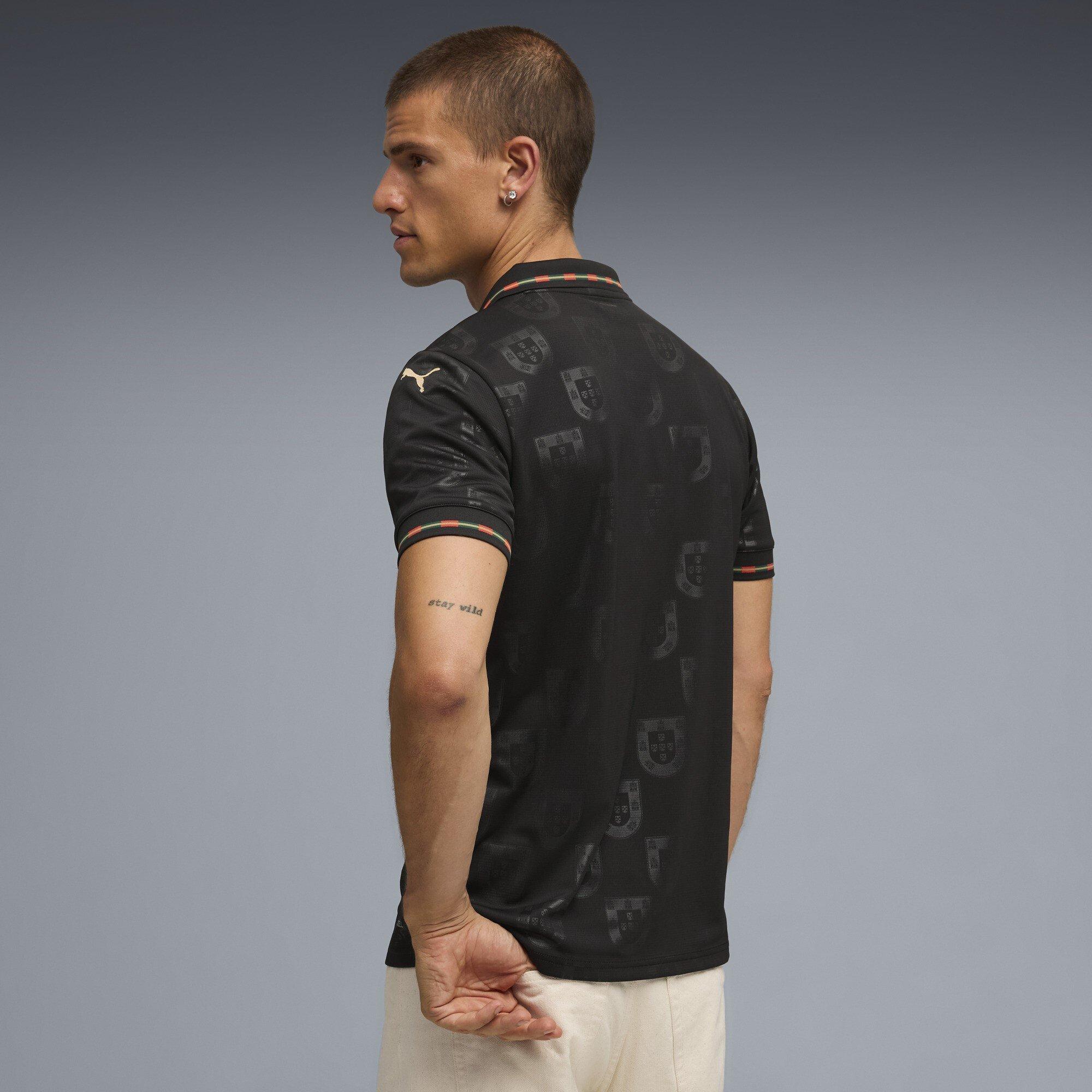 Schwarz - Puma - Portugal Eusebio Shirt 2025 Mens - 5