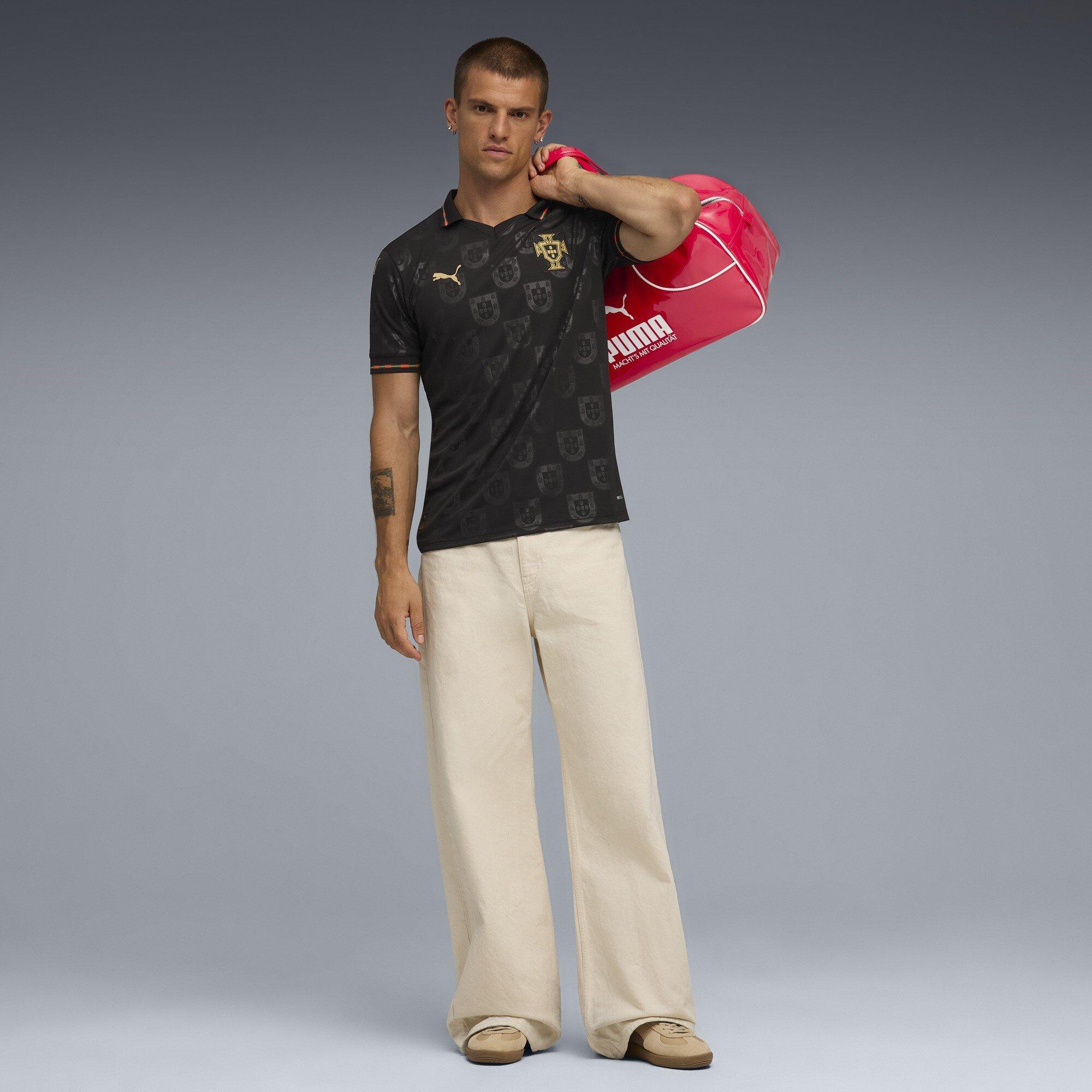 Schwarz - Puma - Portugal Eusebio Shirt 2025 Mens - 7