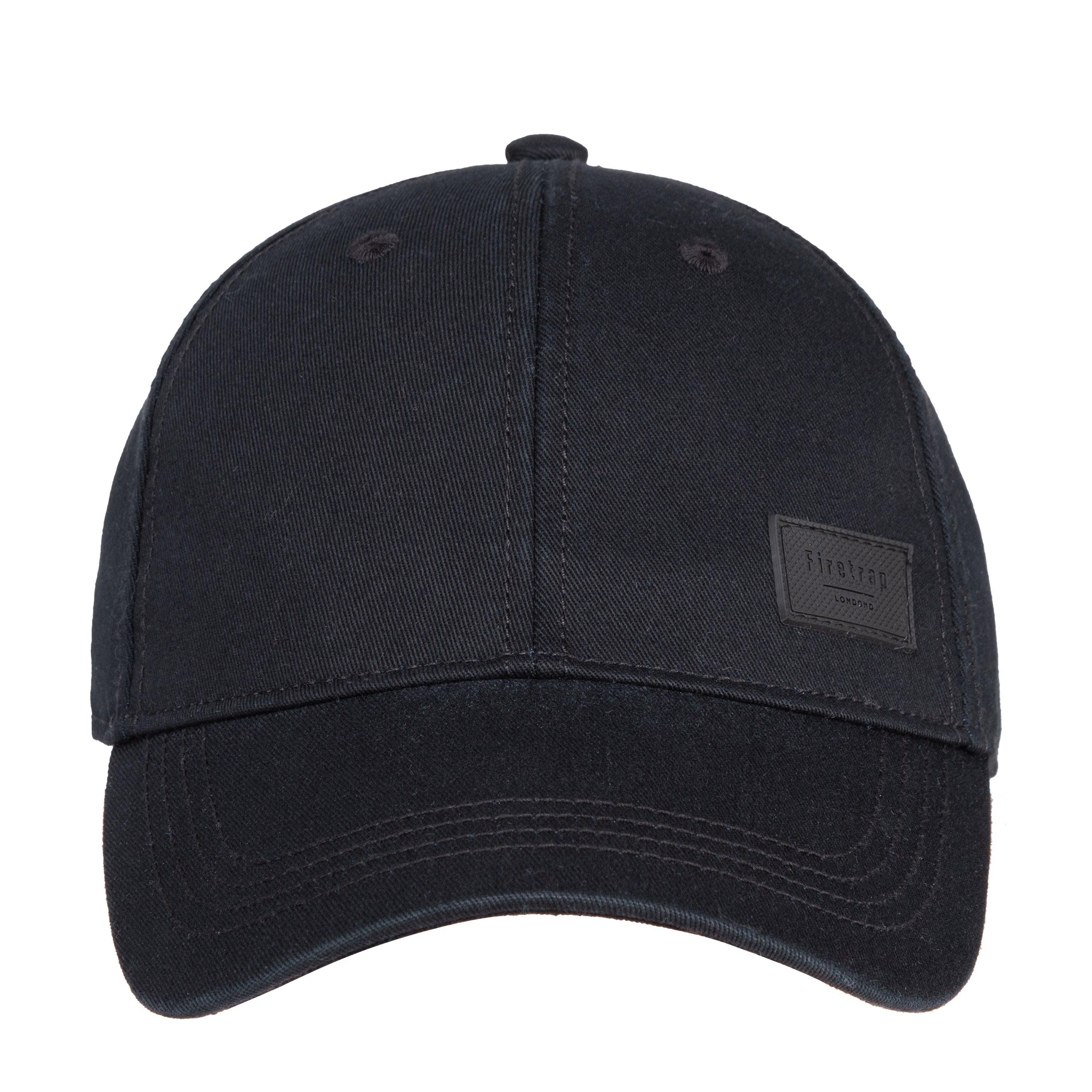Black - Firetrap - Canvas Cap Adults - 2