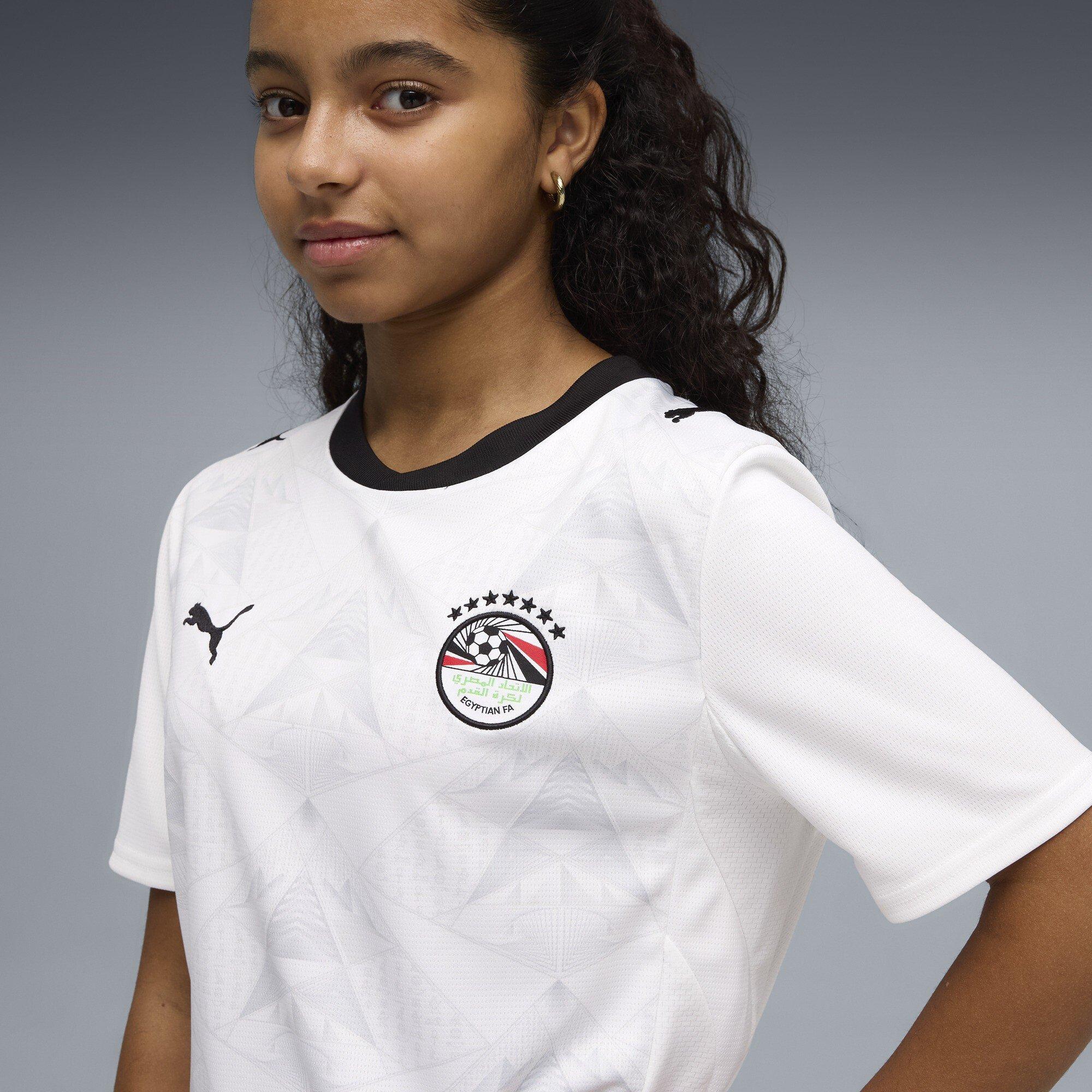 Wit/Groen - Puma - Kids' Egypt 2026 Football Shirt - 5