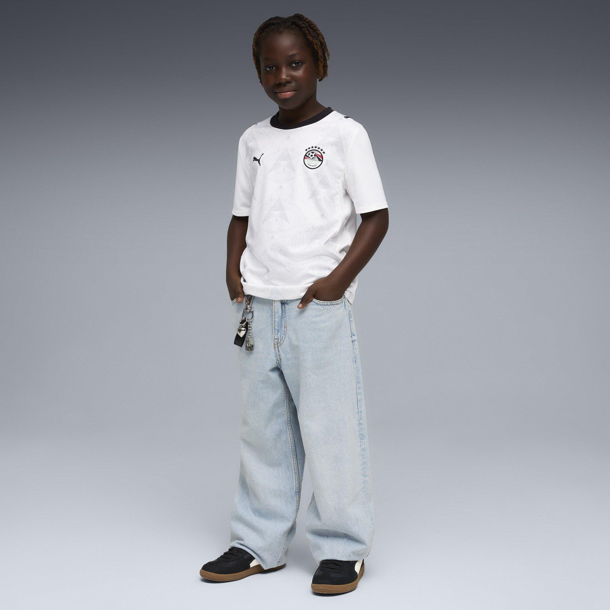 Wit/Groen - Puma - Kids' Egypt 2026 Football Shirt - 6