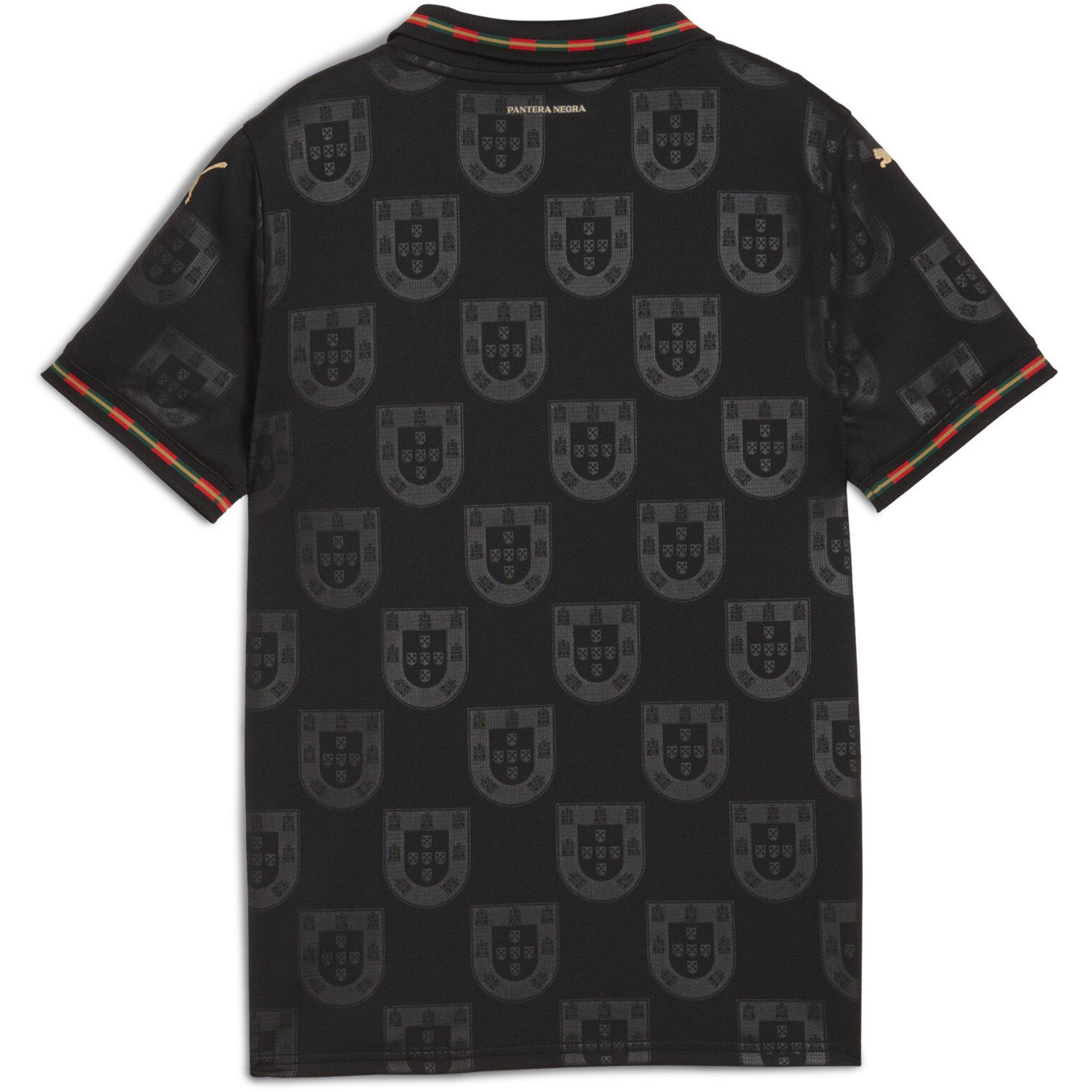 Black - Puma - Portugal Eusebio Shirt 2025 Juniors - 2