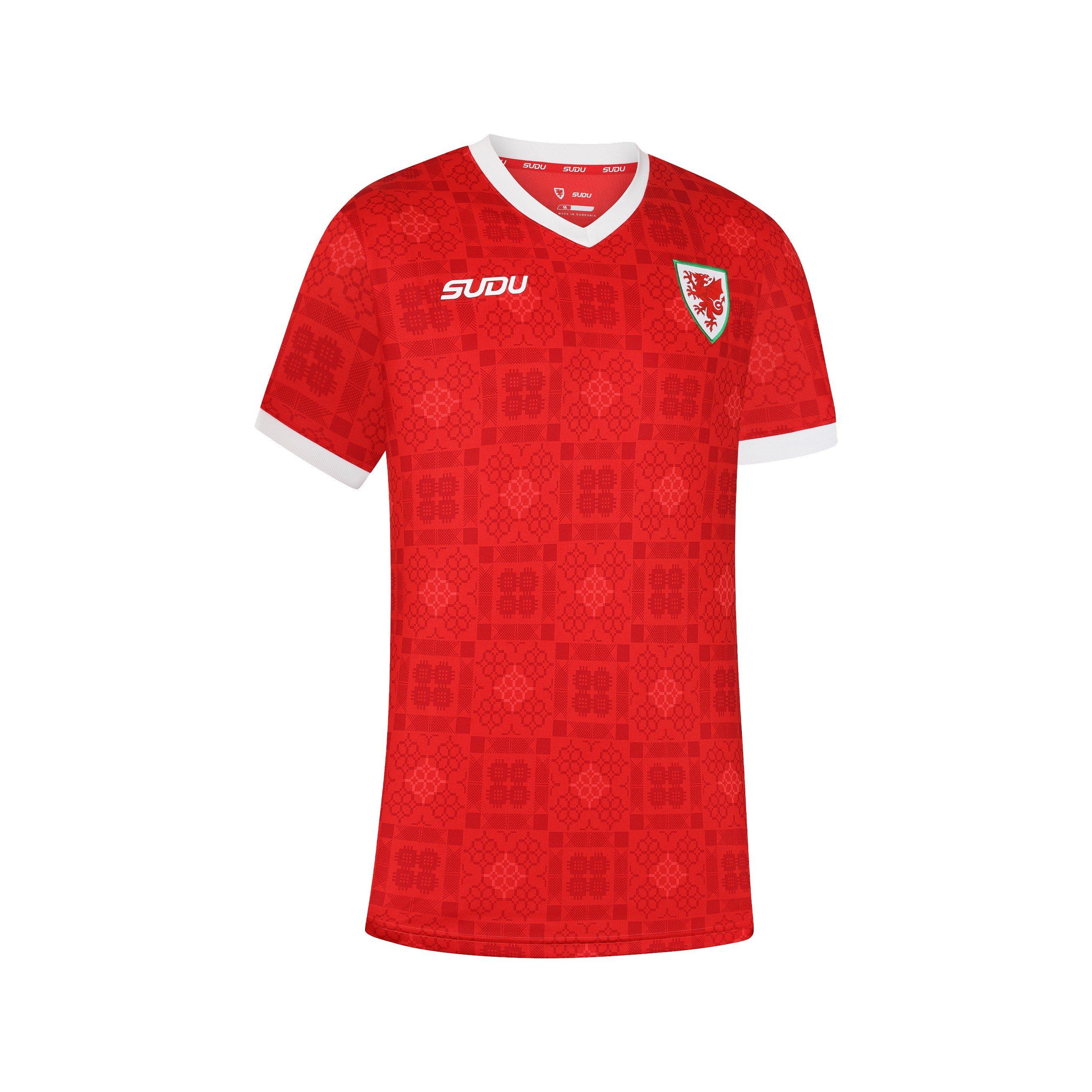 Rood/Wit - Sudu - Wales Football 26/27 Home Shirt Junior - 5