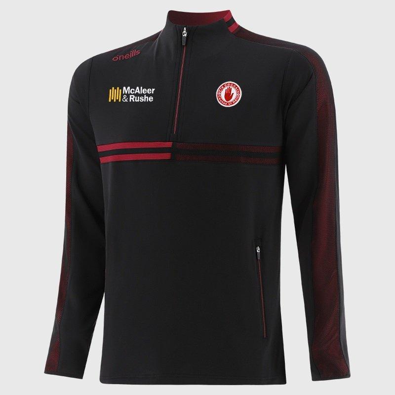 Blk/Chilli/Rhod - ONeills - Tyrone Nepal Half Zip Top Senior - 1