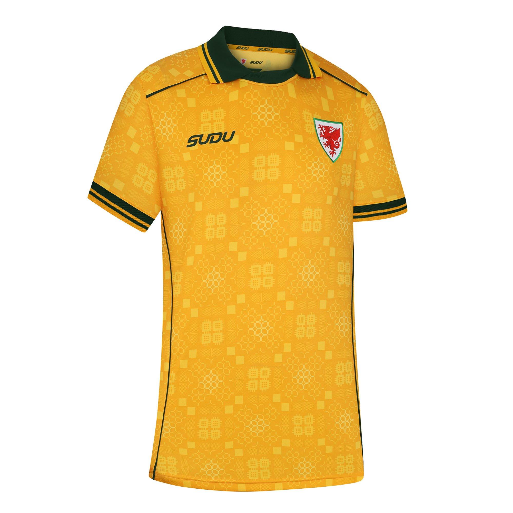 Yellow/Green - Sudu - Mens Wales Away Shirt 2026 - 6