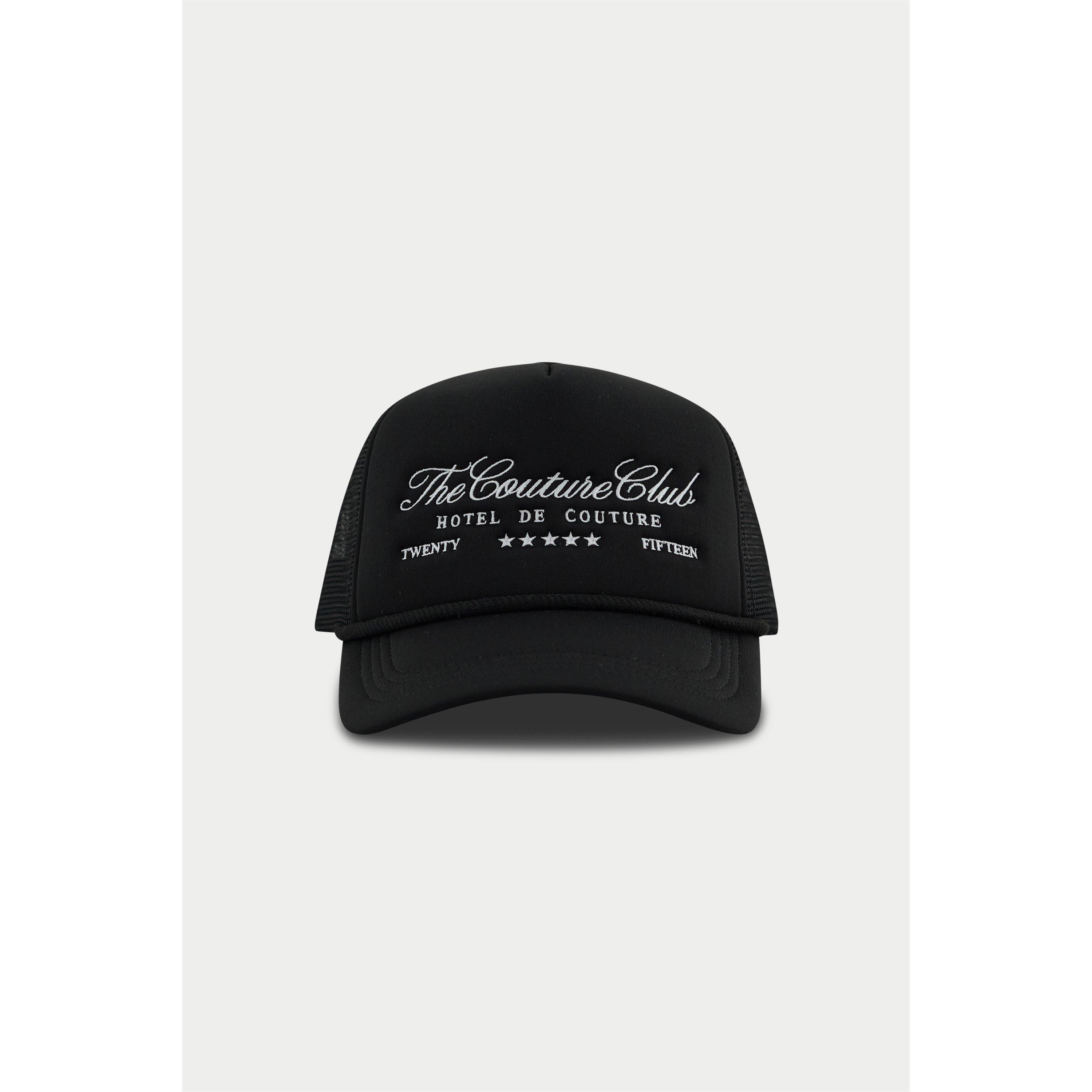 Black - The Couture Club - Men's Hotel Baseball Cap - 1