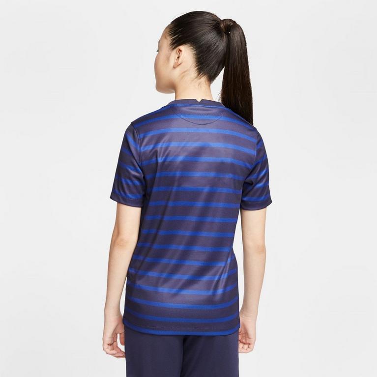 Bleu - Nike - Marcelo Burlon County of Milan logo-print drawstring hoodie Blue - 4