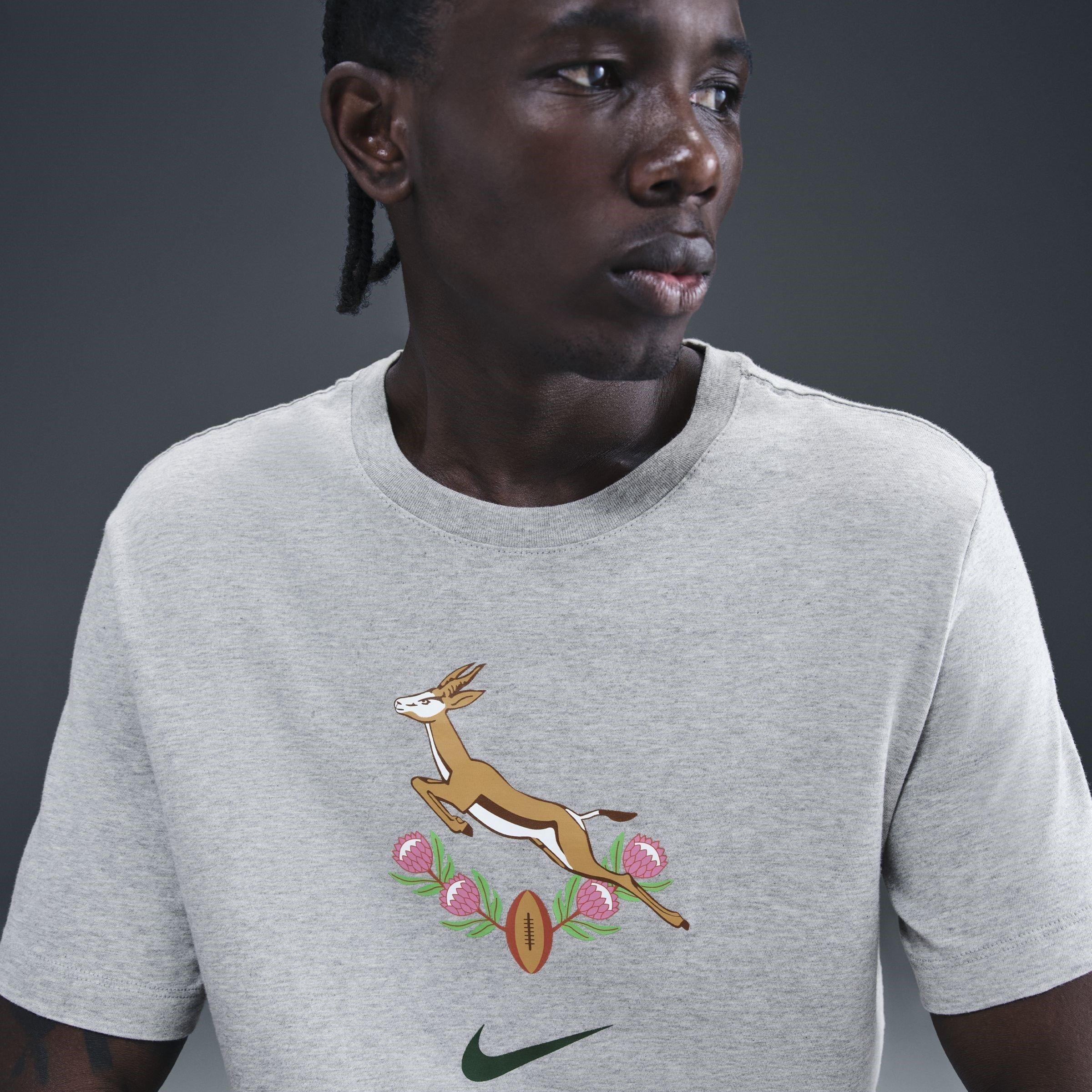 Grey Heather - Nike - Springboks T-Shirt Adults - 3