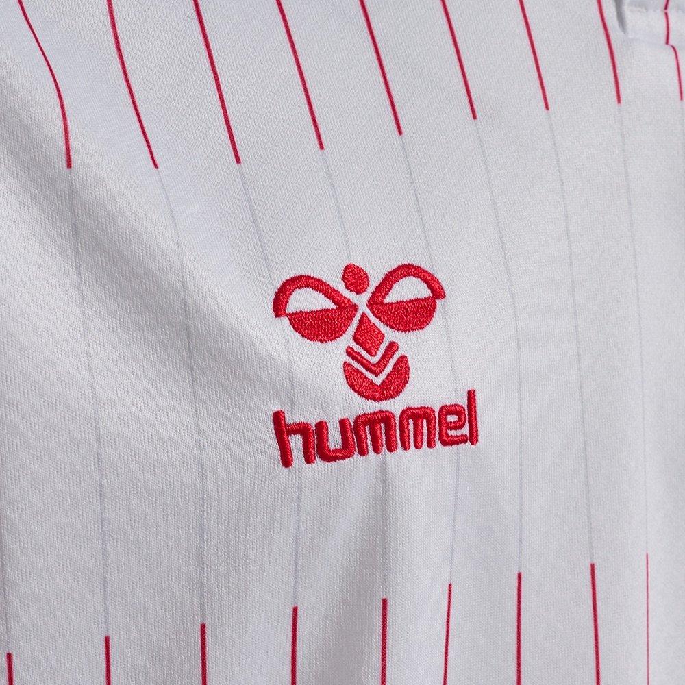 White/Red - Hummel - Kids Denmark International Football Shirt - 6
