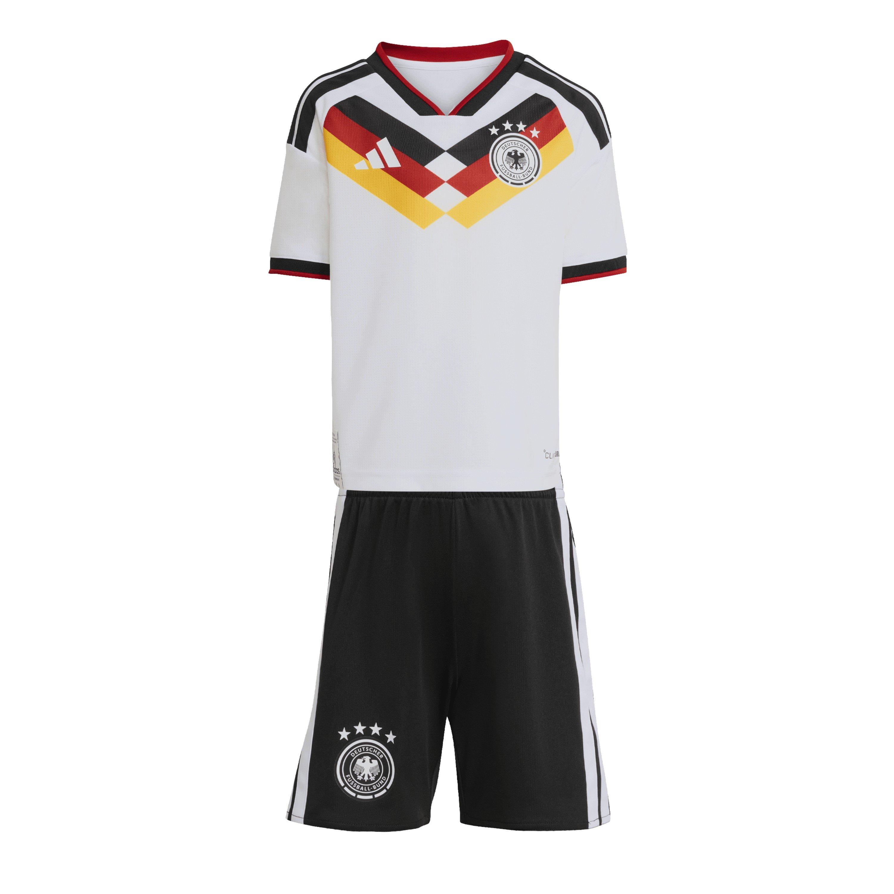 Adidas  Infant Germany Home Minikit World Cup 2026 Infants - White/Black - 4-5 Years