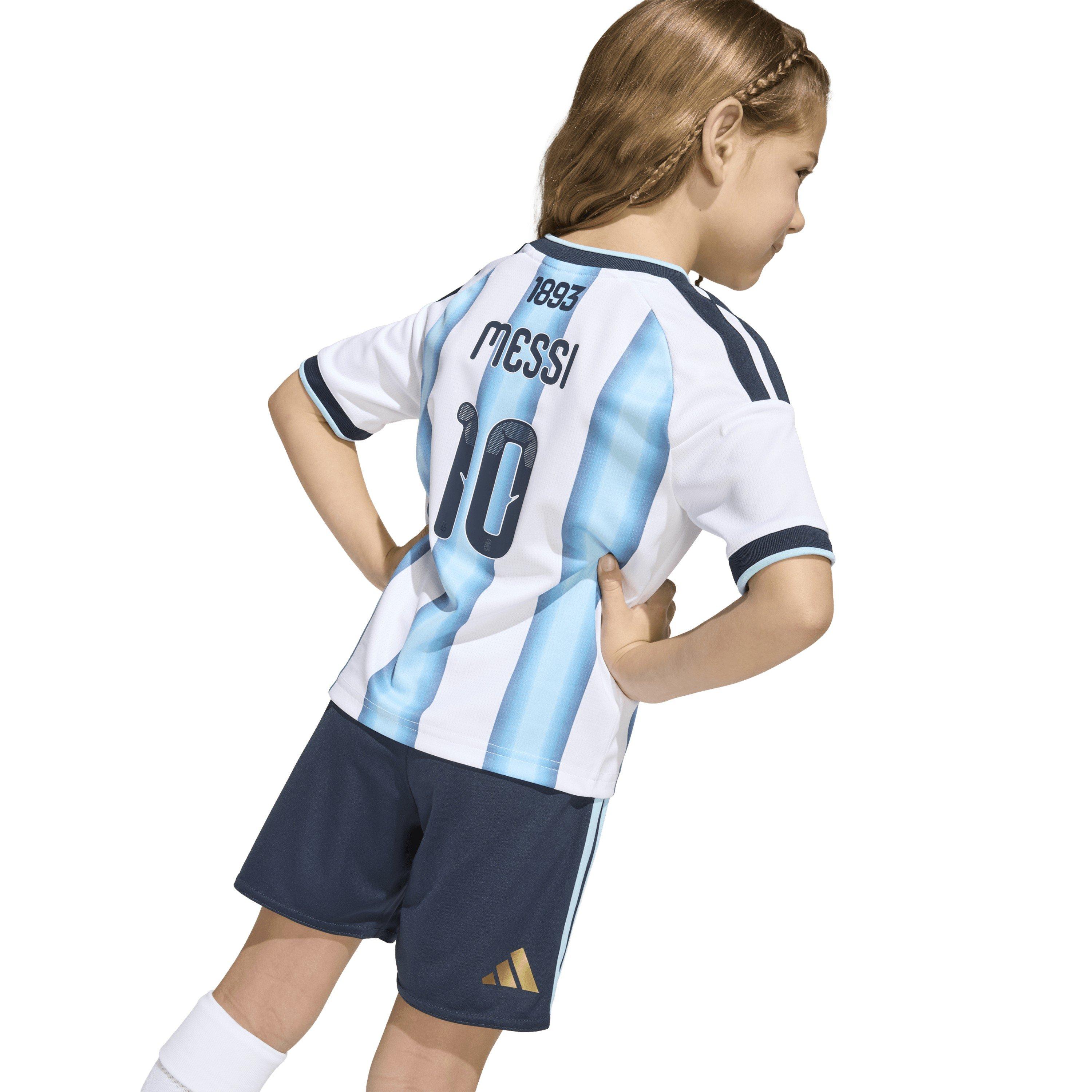 Wit/Blauw - adidas - Argentina Home Minikit World Cup Messi 2026 Infants - 6