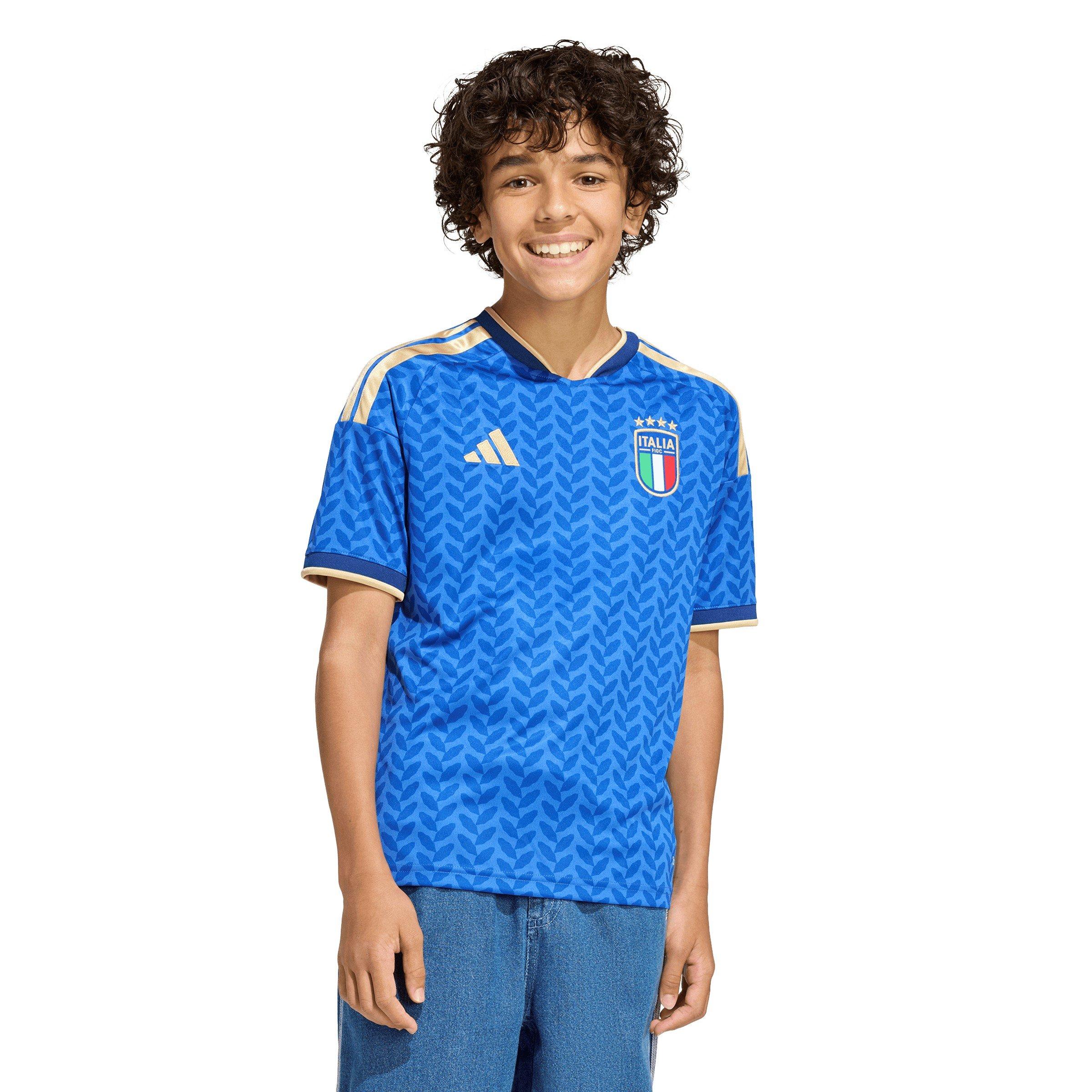 Blue/White - adidas - Italy Home Shirt World Cup 2026 Juniors - 5