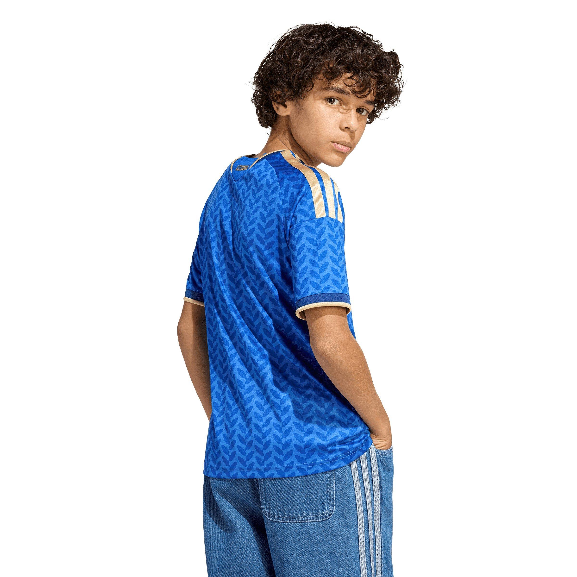 Blue/White - adidas - Italy Home Shirt World Cup 2026 Juniors - 6