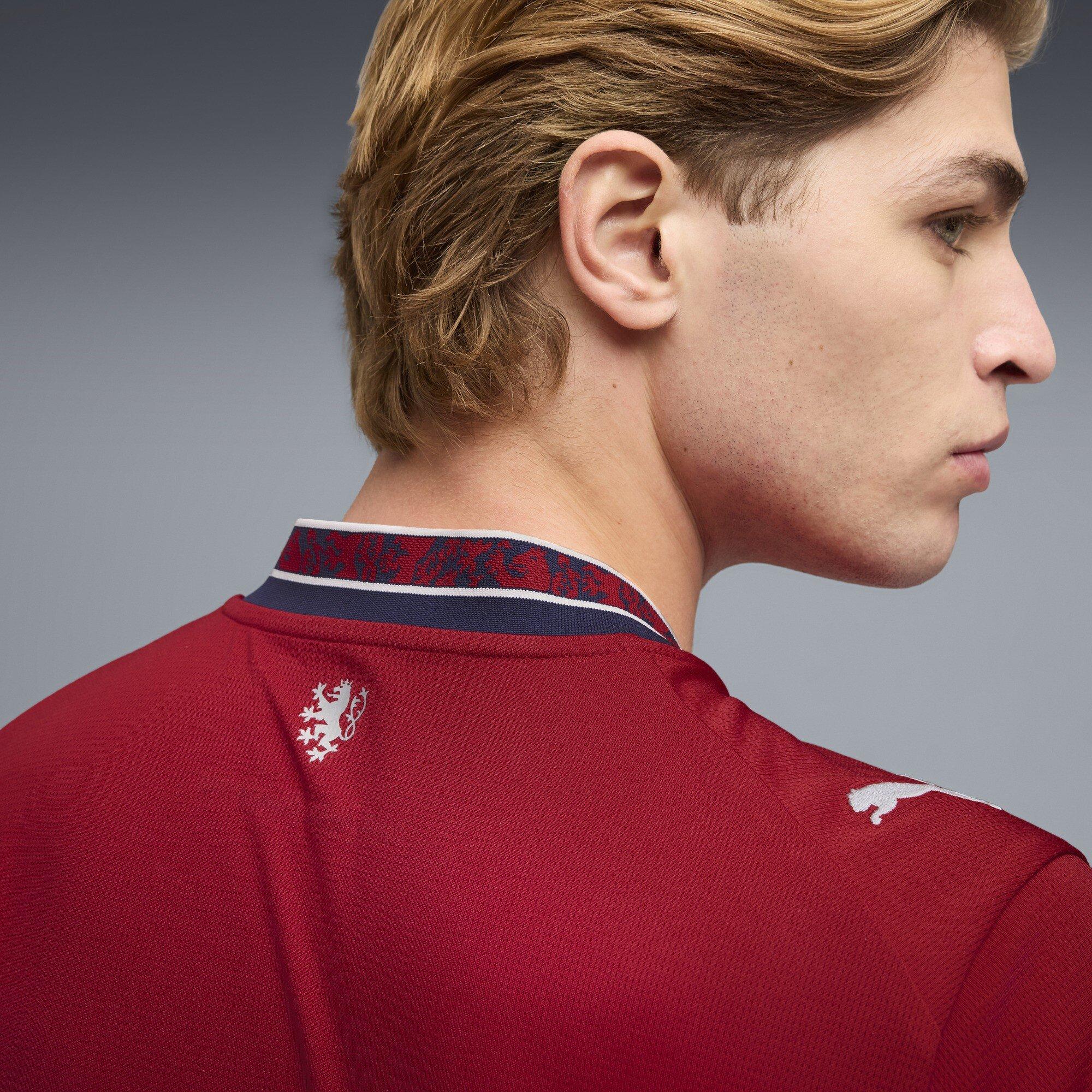 Rot/Navy - Puma - PUMA Czech Republic Home Shirt 2026 - 5