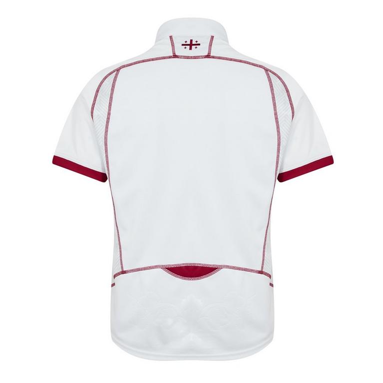 Blanc - Macron - Regular Fit Short Sleeve Frill Detail Heart Print T-Shirt - 2