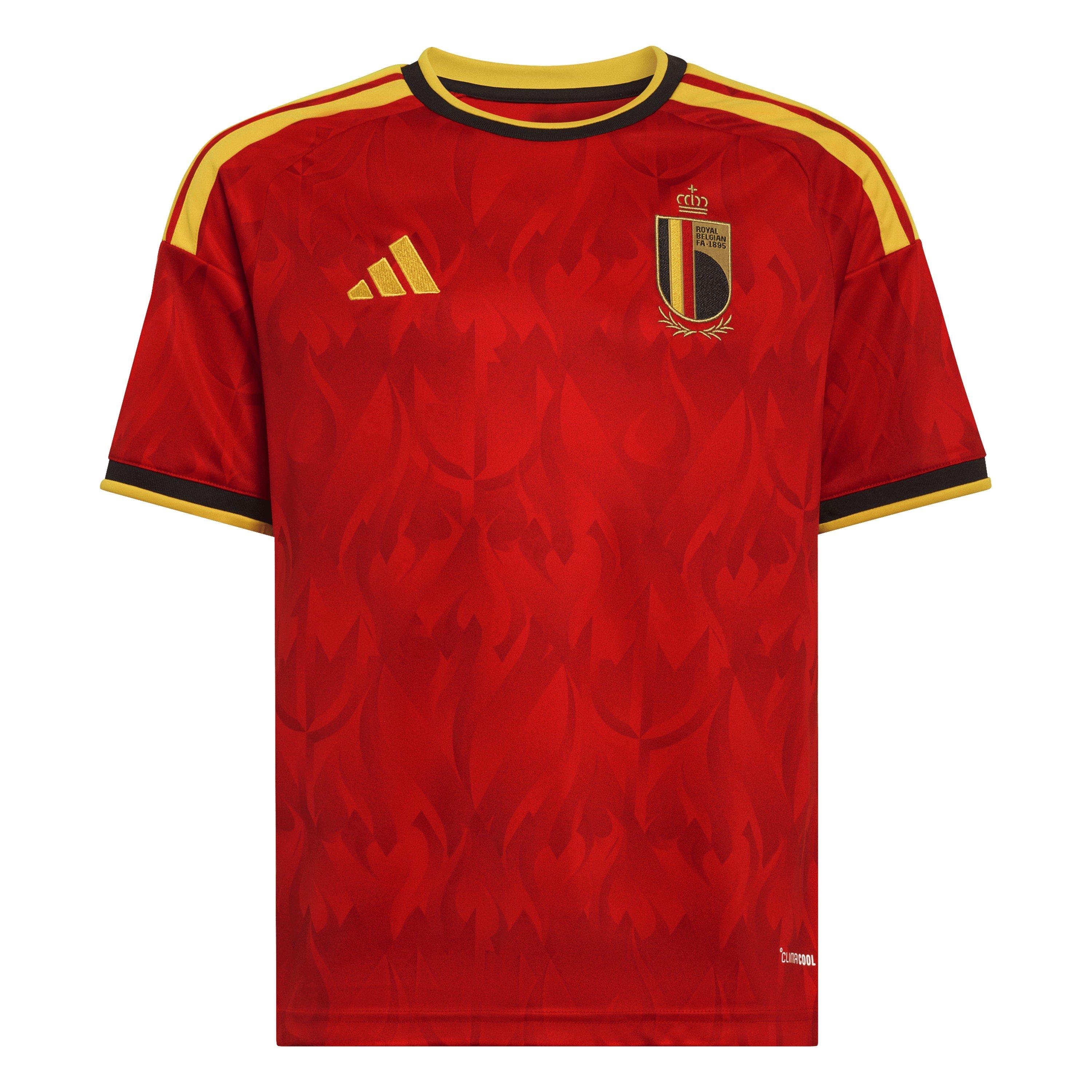Red/Gold - adidas - Belgium Home Shirt World Cup 2026 Juniors - 1