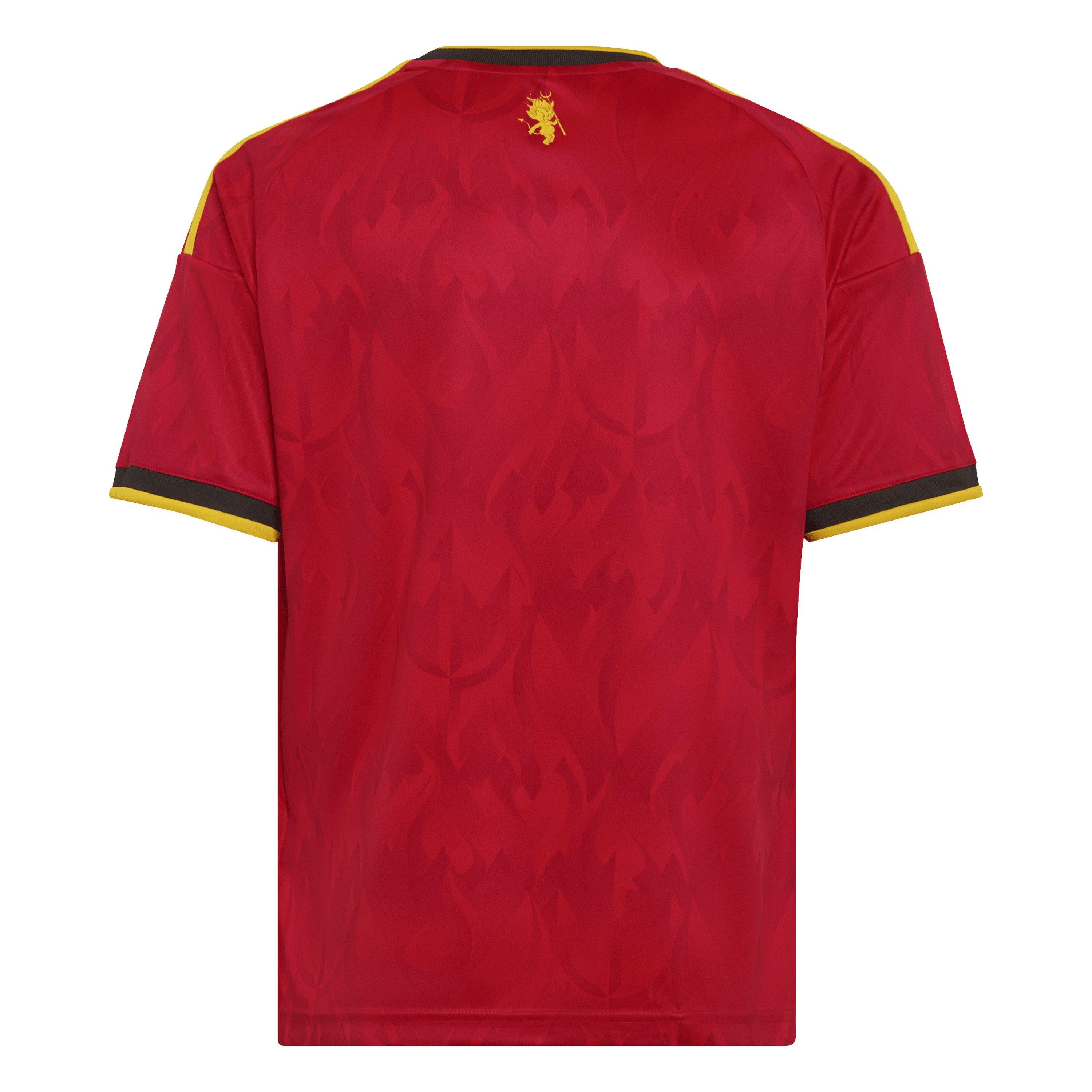 Rot/Gold - adidas - Belgium Home Shirt World Cup 2026 Juniors - 2
